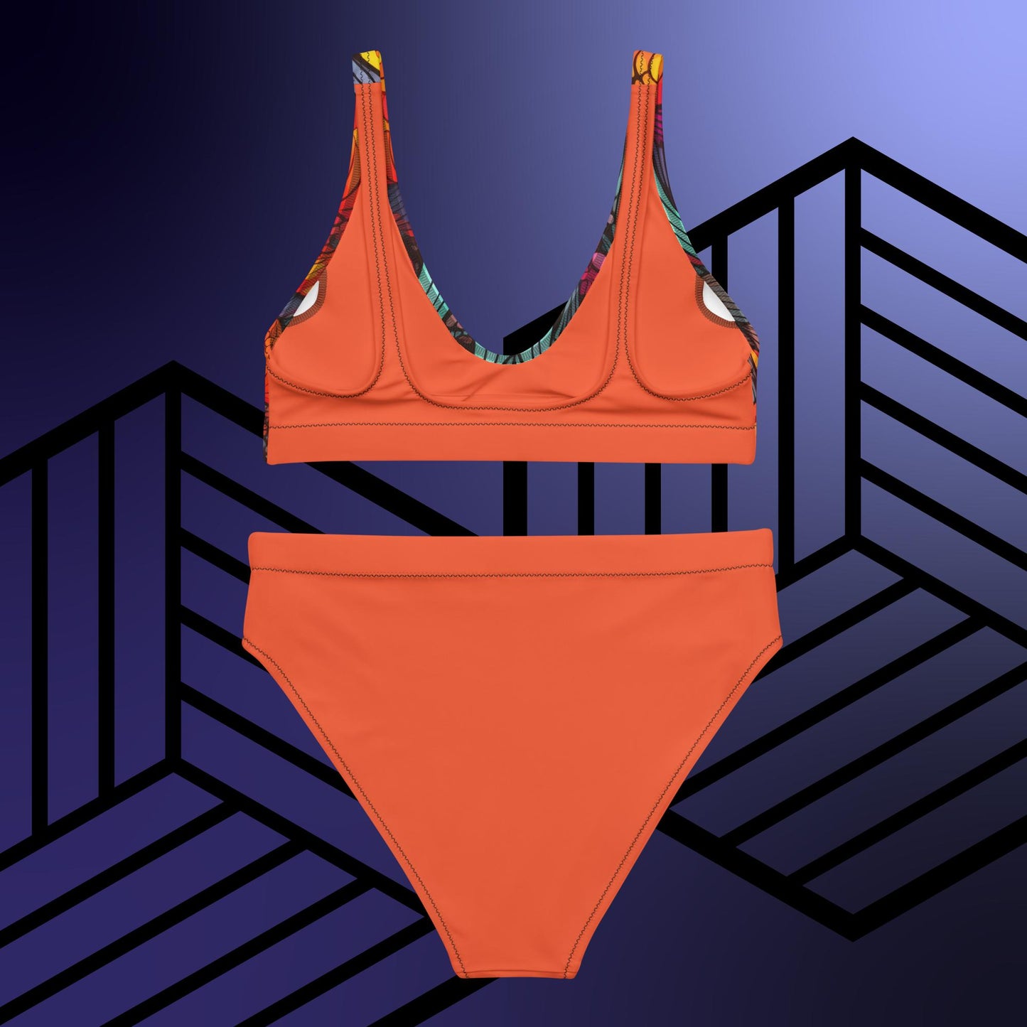 Funky Fungus high-waisted bikini