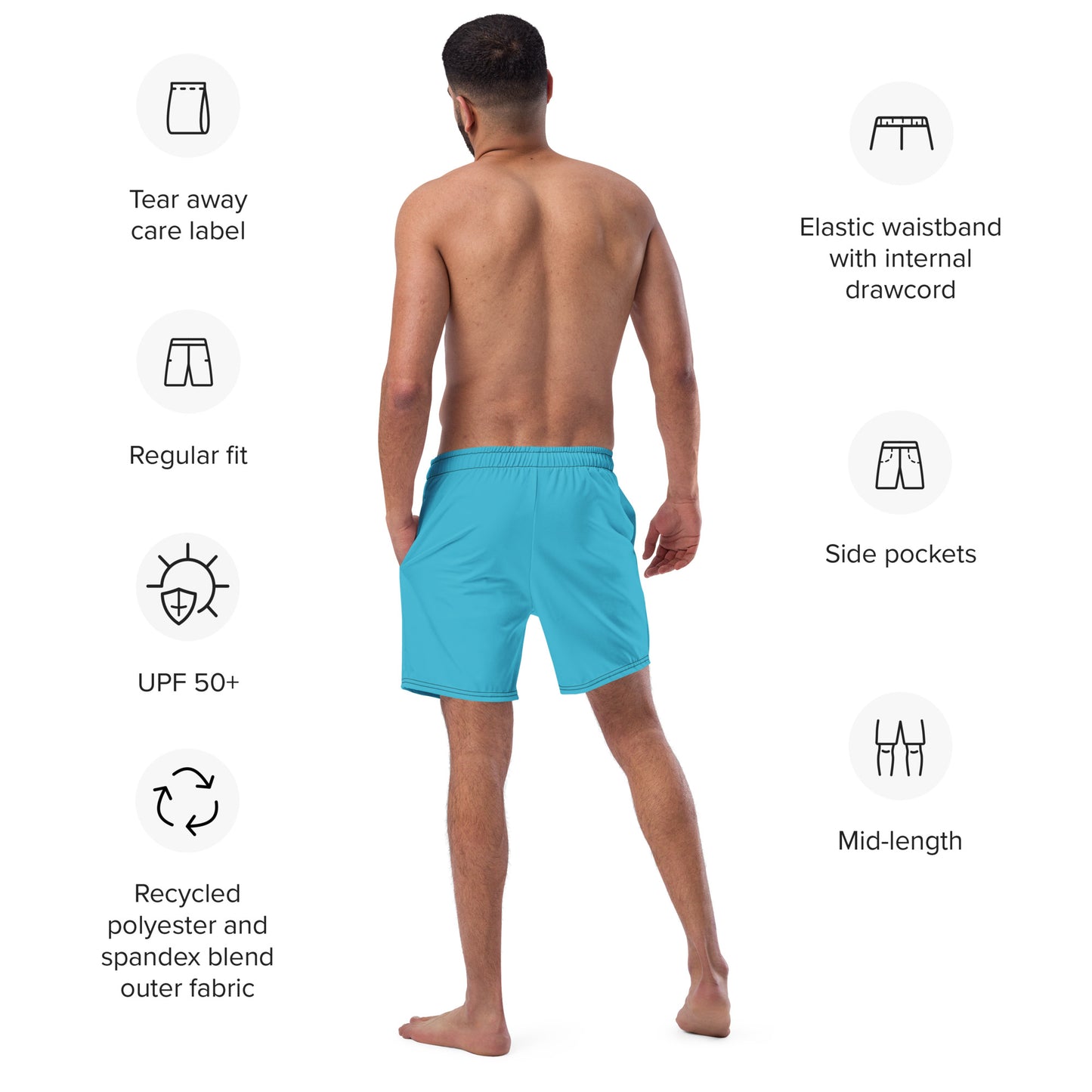 Don't Kill My Vibe Sloth Men's swim trunks