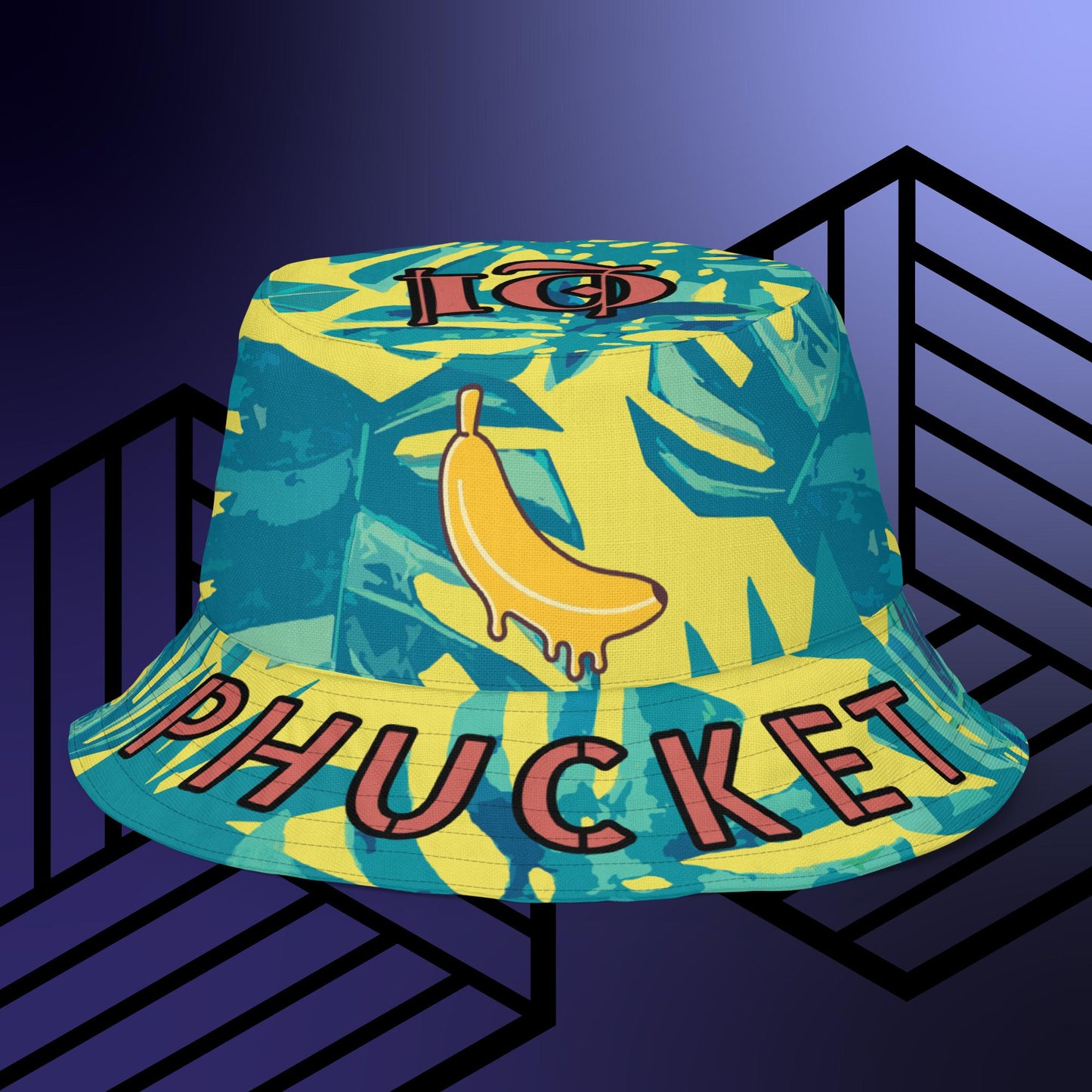 "PHUCKET BUCKET V2" Reversible bucket hat