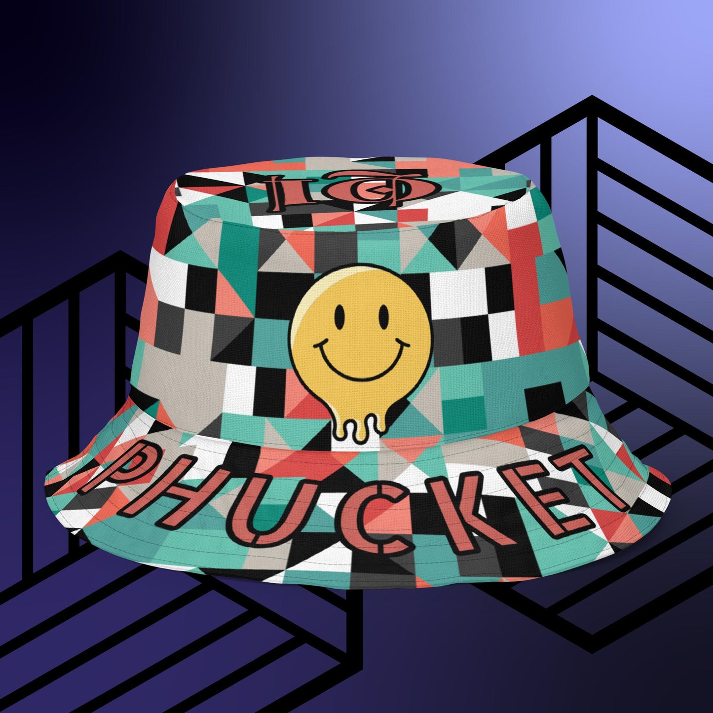 "PHUCKET BUCKET V2" Reversible bucket hat