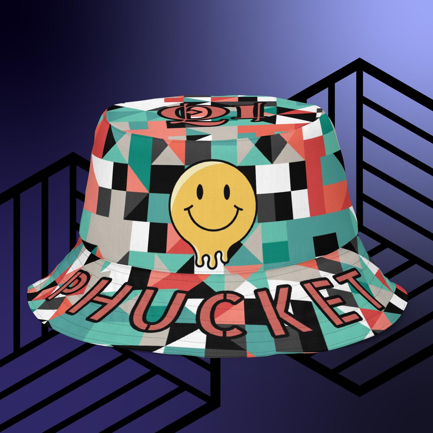 "PHUCKET BUCKET V2" Reversible bucket hat
