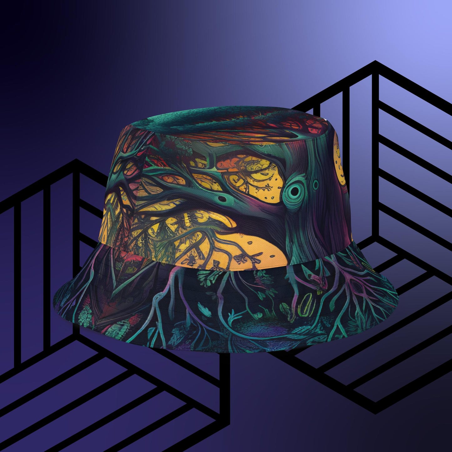 Tree Of Life Reversible bucket hat