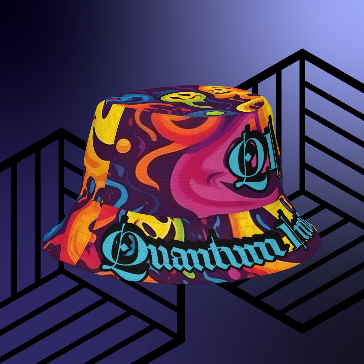 Bio-Smiley Reversible bucket hat