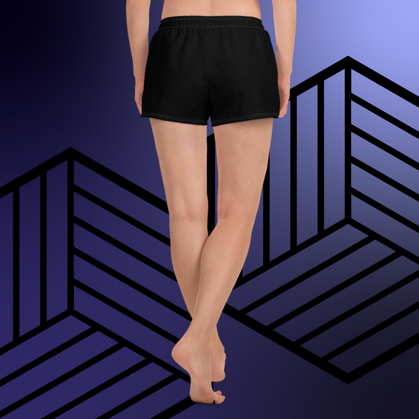 Psychedelic Sunflower Women’s Athletic Shorts