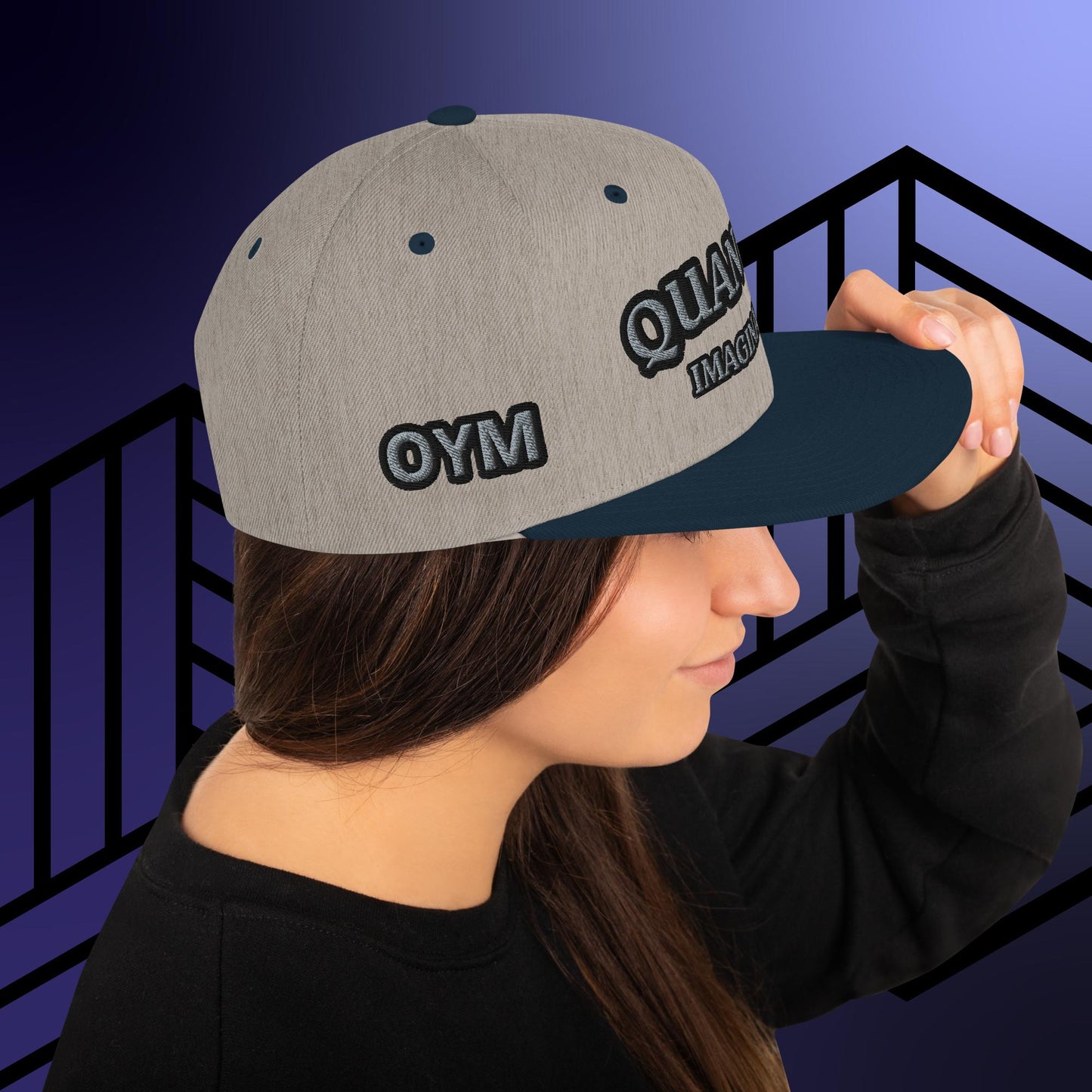 Quantum Imagination Snapback Hat