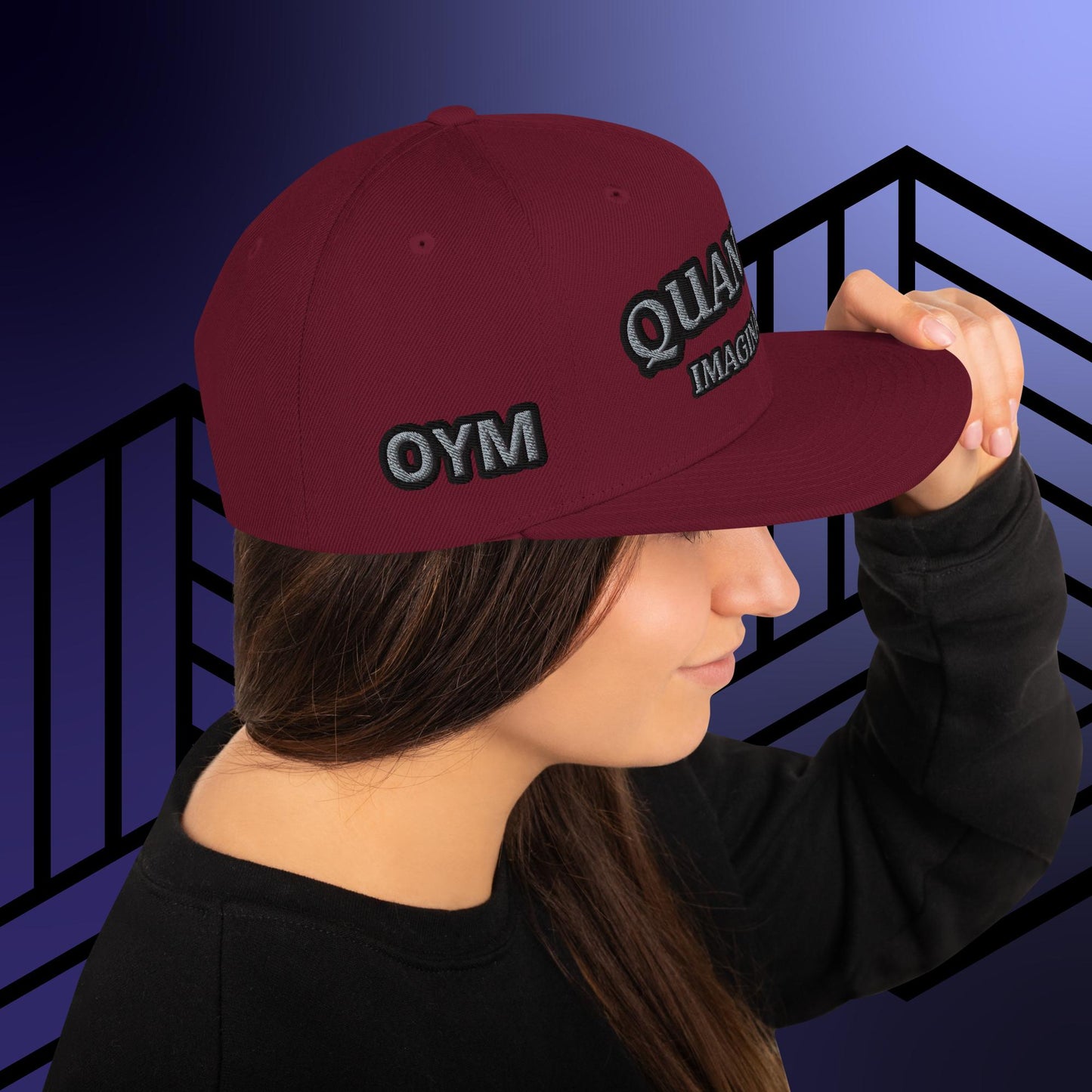 Quantum Imagination Snapback Hat