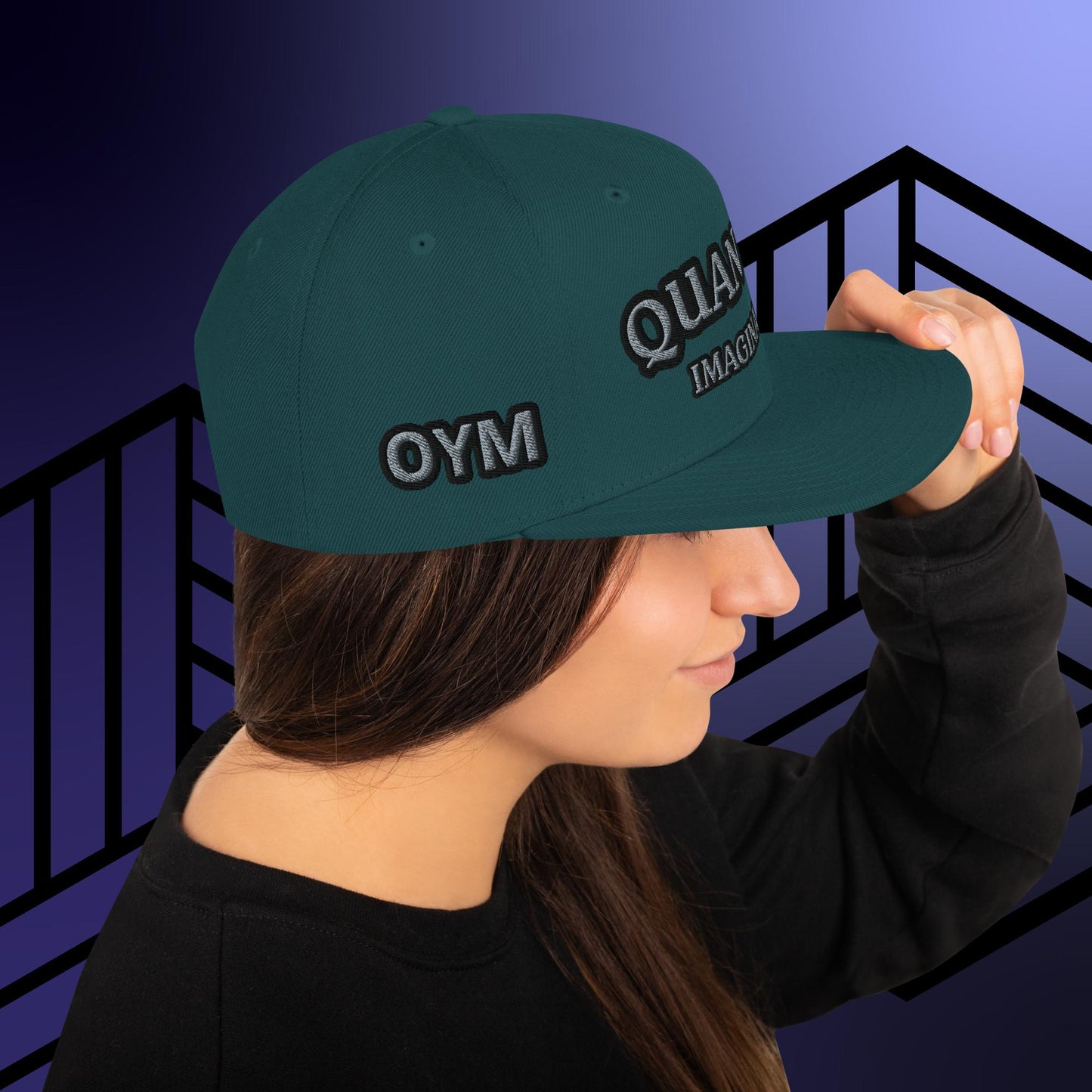 Quantum Imagination Snapback Hat