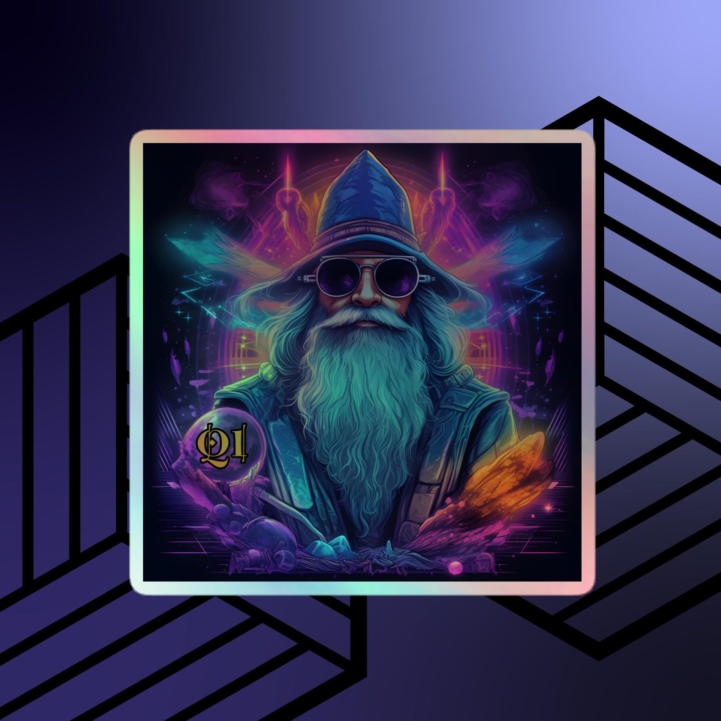 Synth-Wiz Holographic stickers