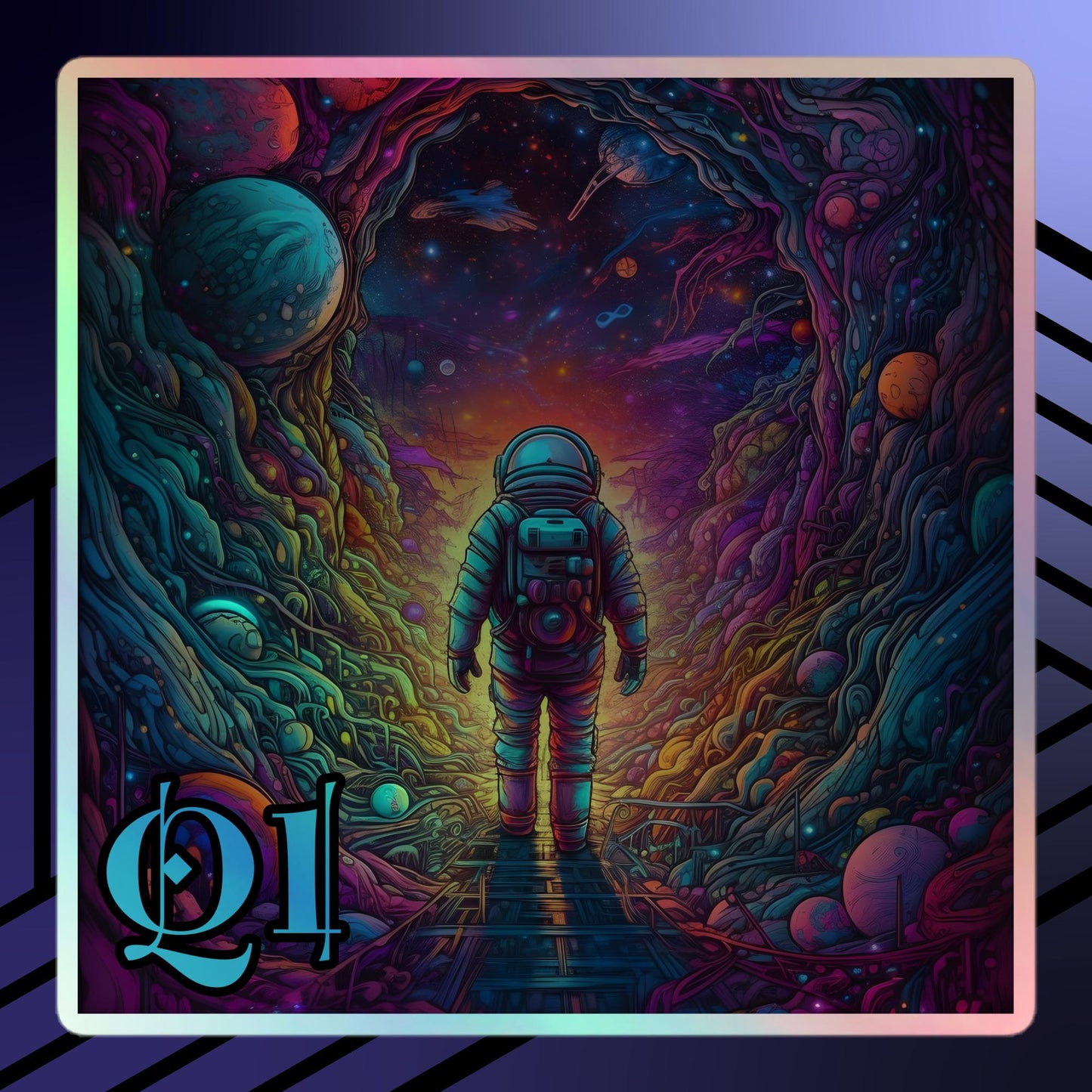 Dream Walker Holographic stickers