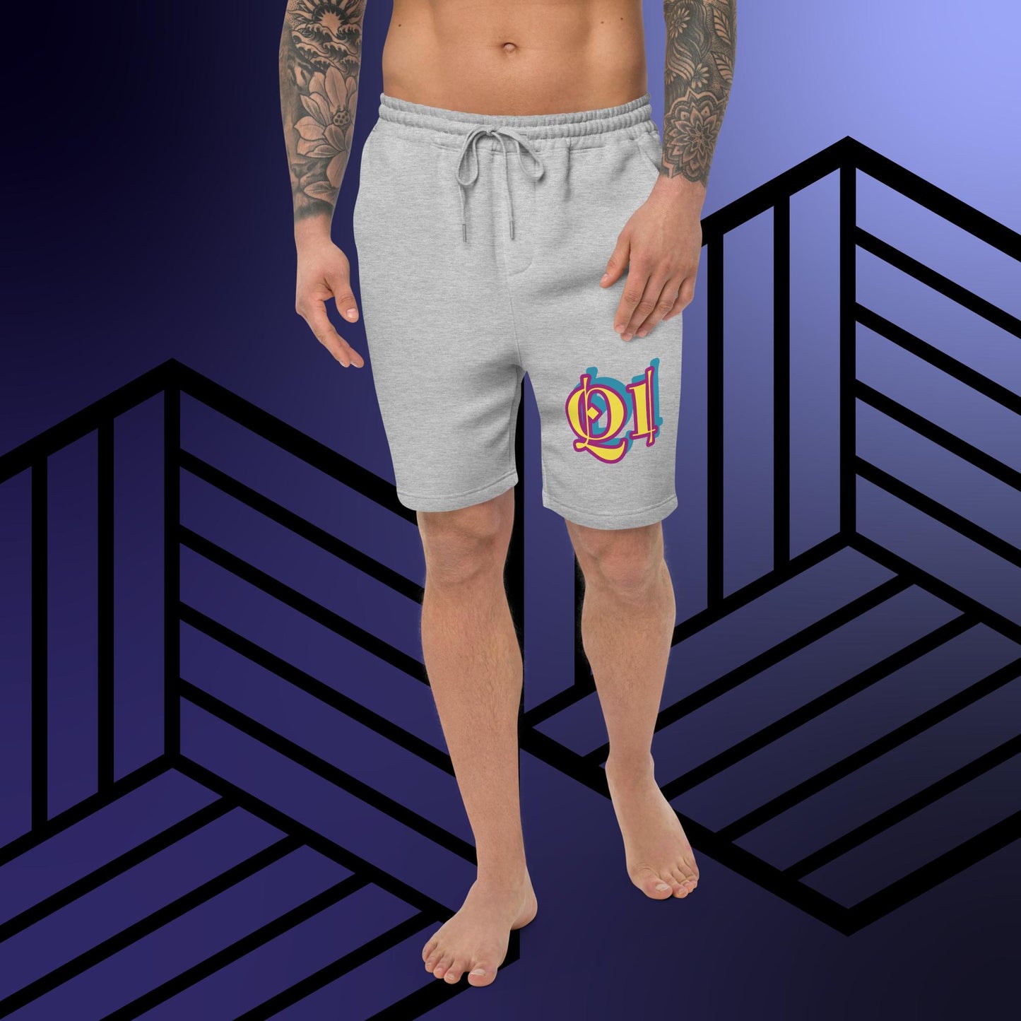 Quantum Imagination Men's fleece shorts