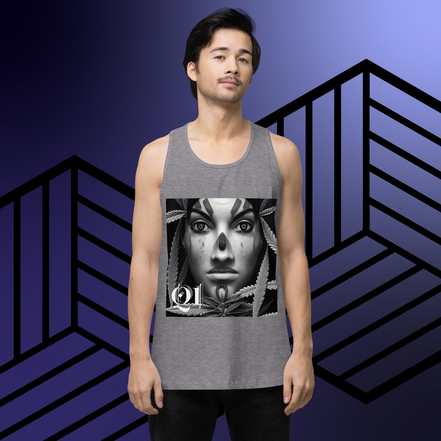 Canna Queen Men’s premium tank top