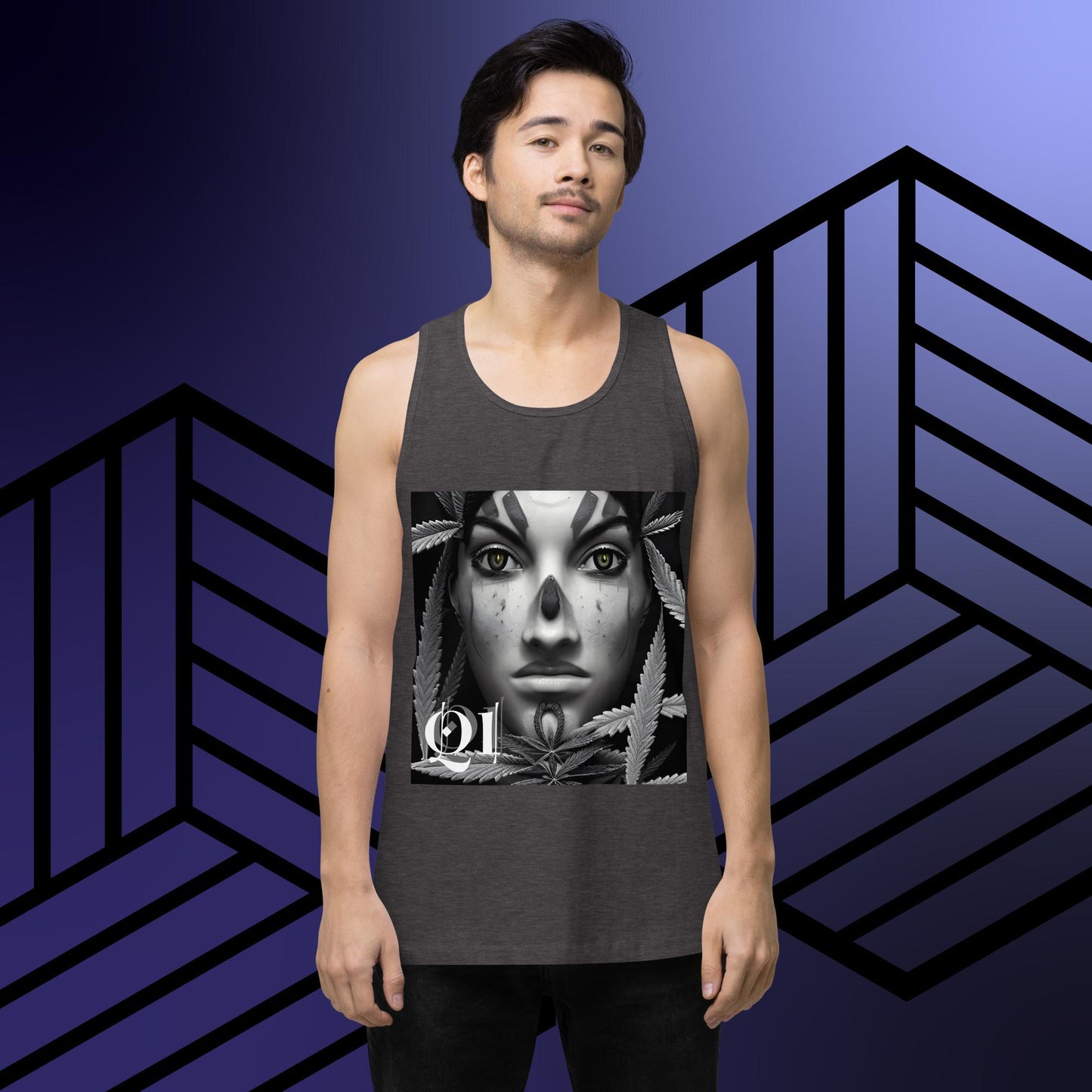 Canna Queen Men’s premium tank top