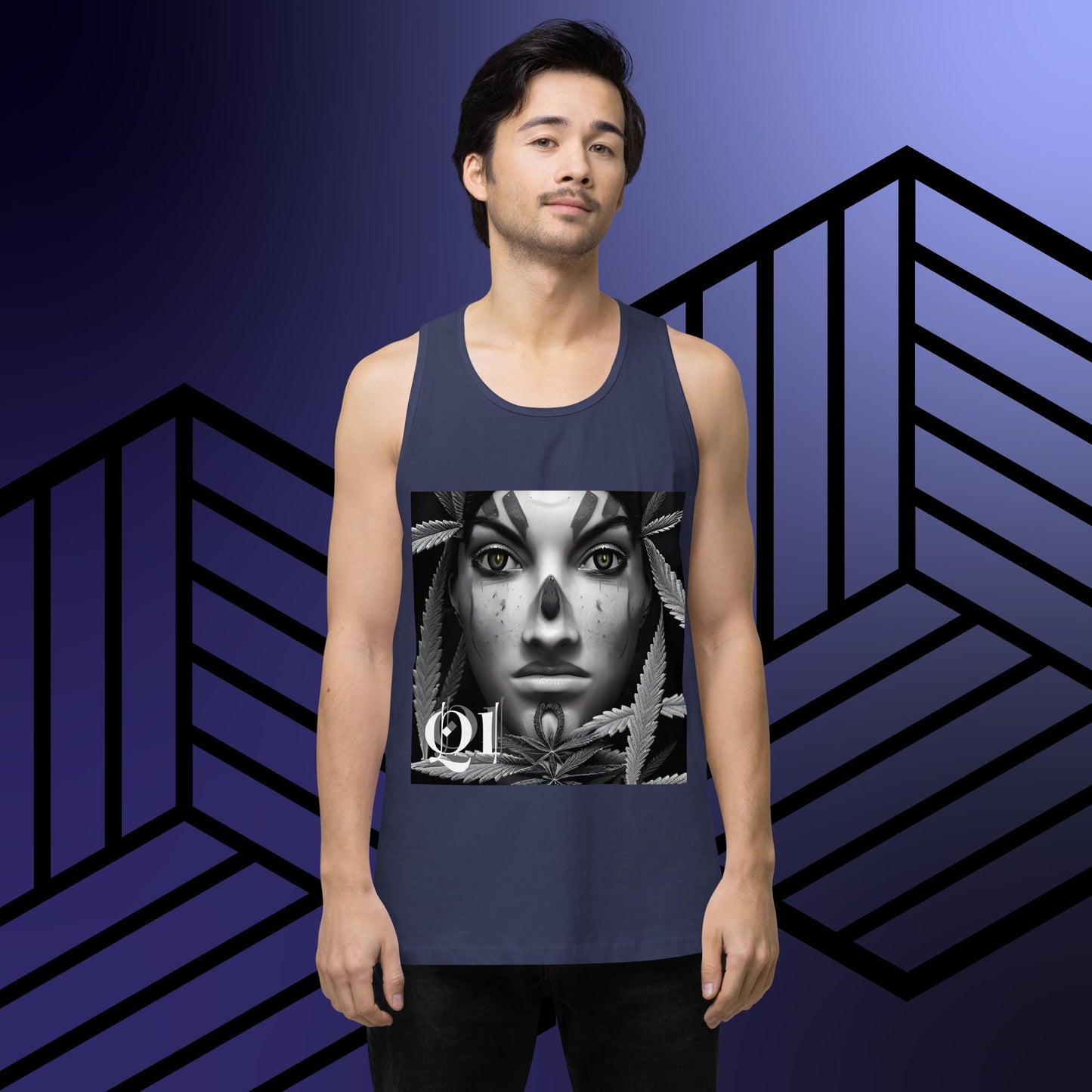 Canna Queen Men’s premium tank top