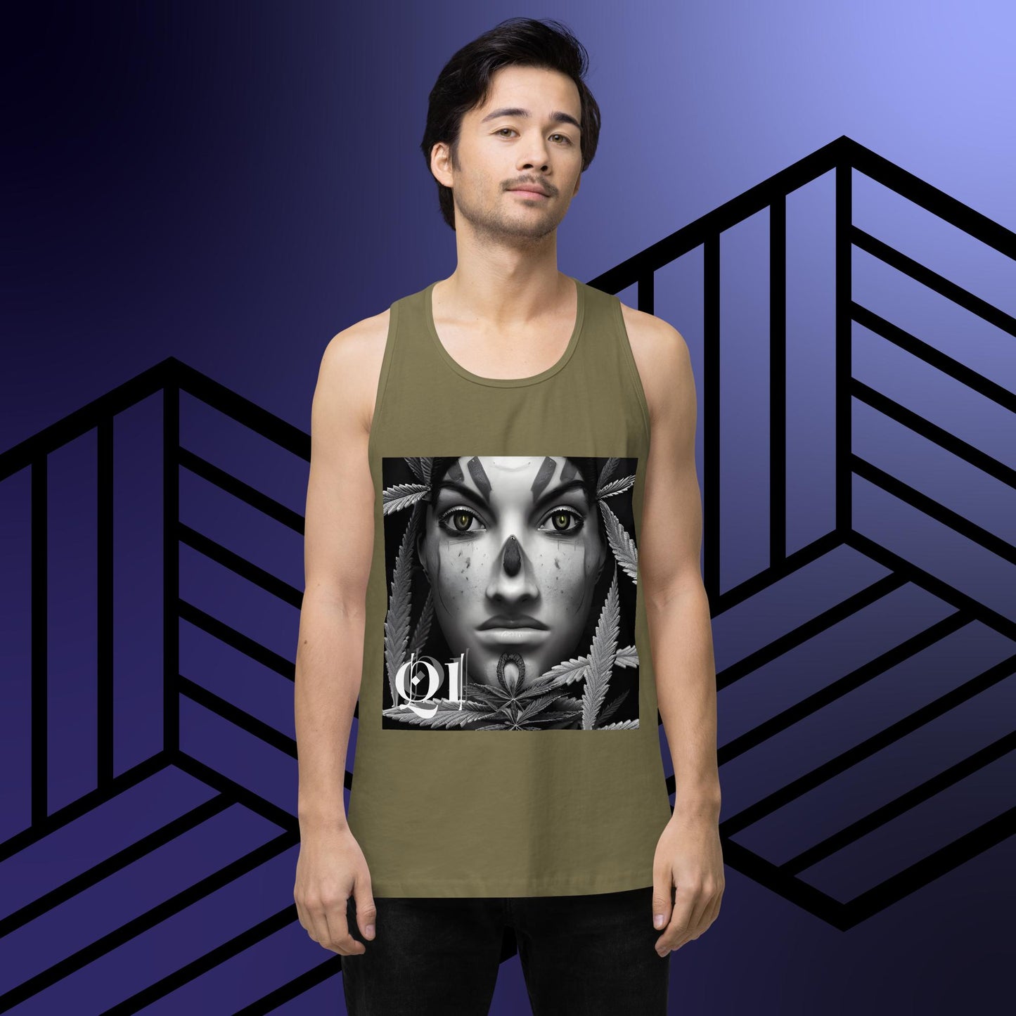 Canna Queen Men’s premium tank top