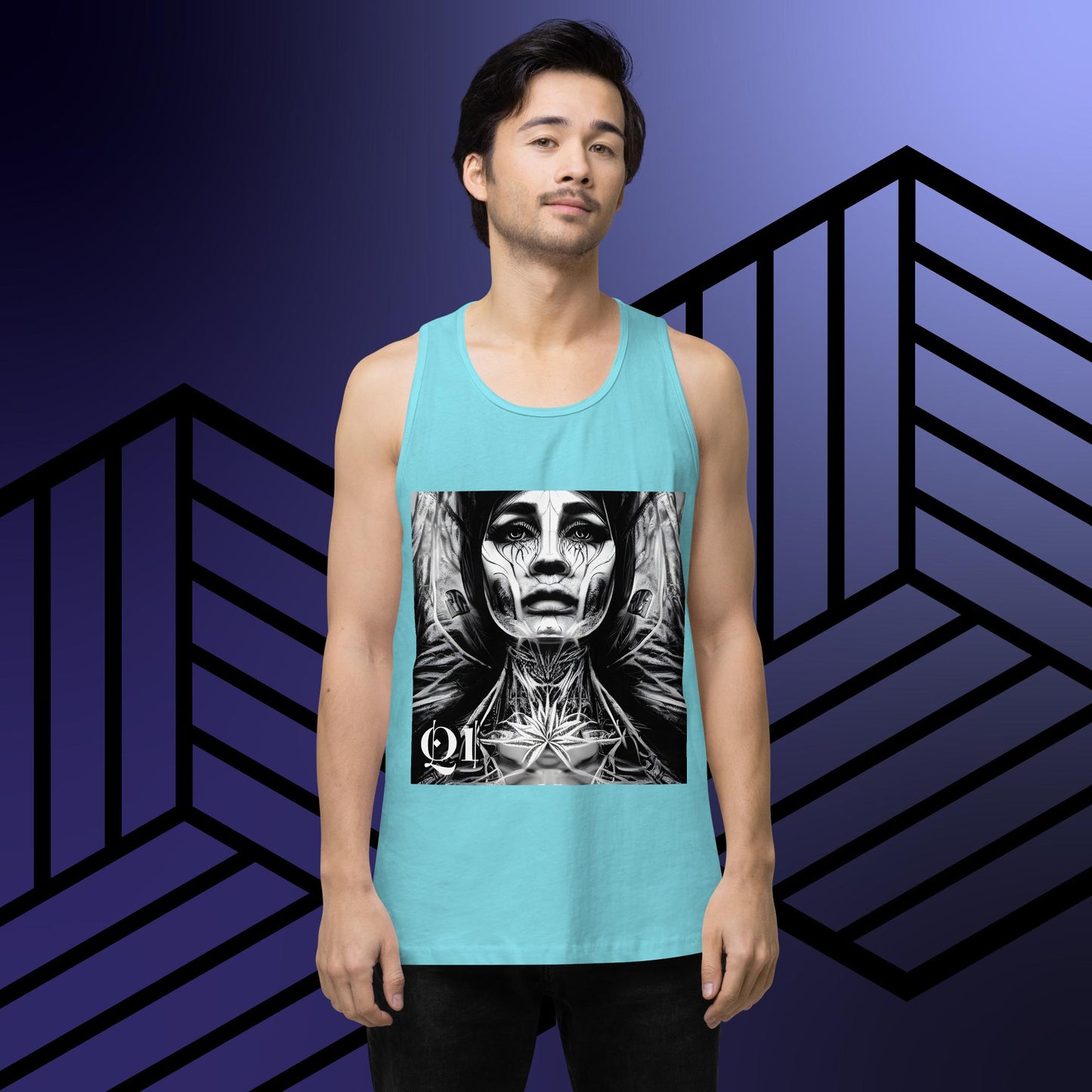 Queens Of Quantum Men’s premium tank top