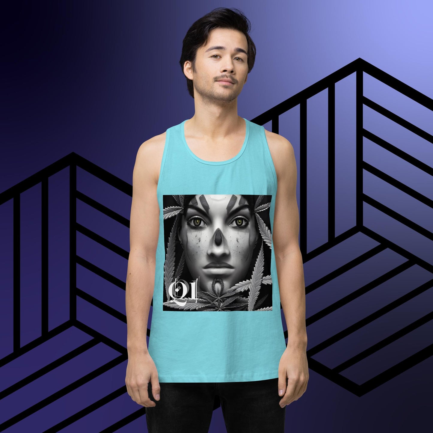 Canna Queen Men’s premium tank top