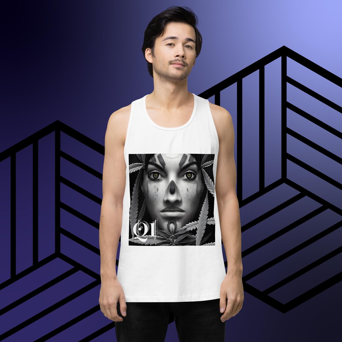 Canna Queen Men’s premium tank top