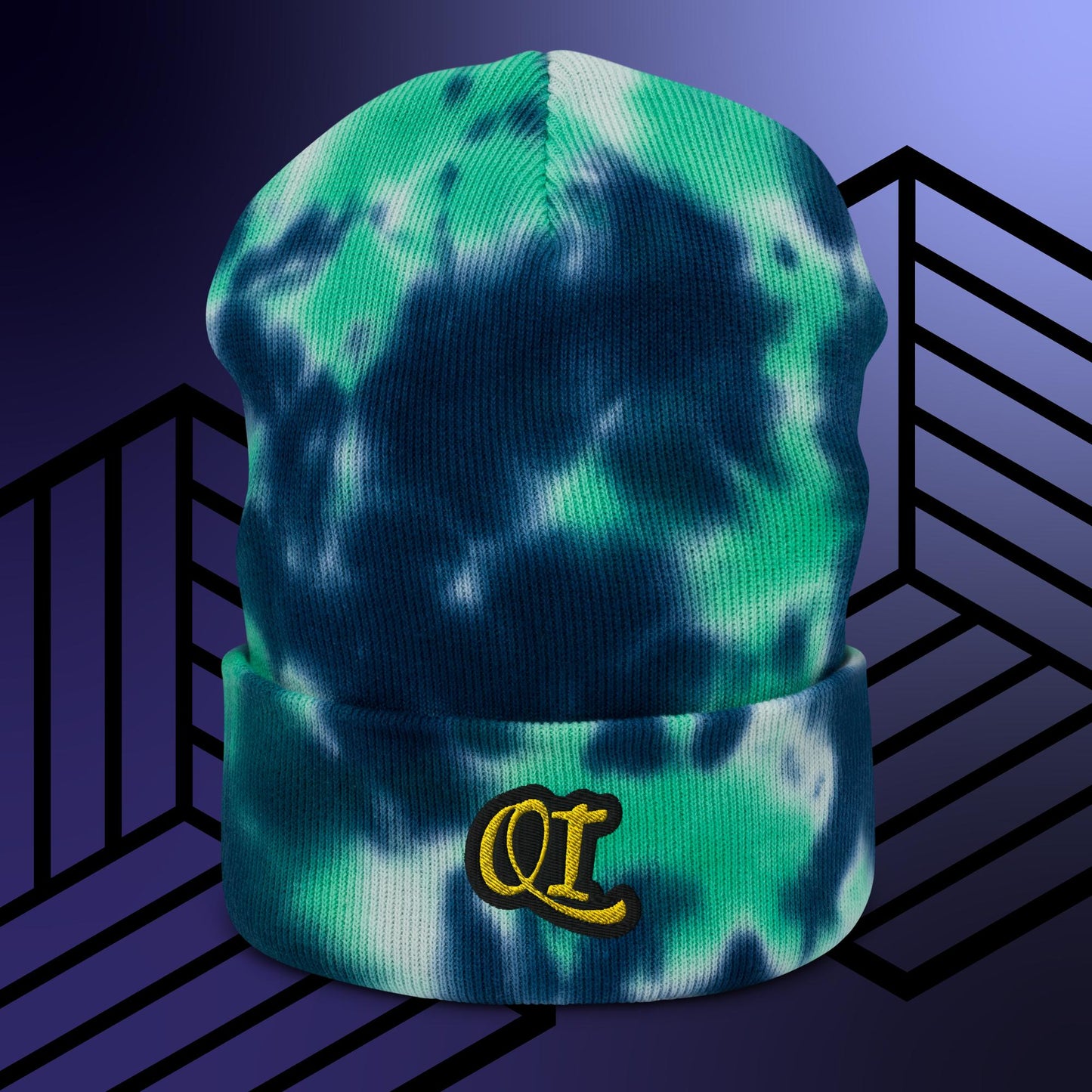 Quantum Imagination Tie-dye beanie