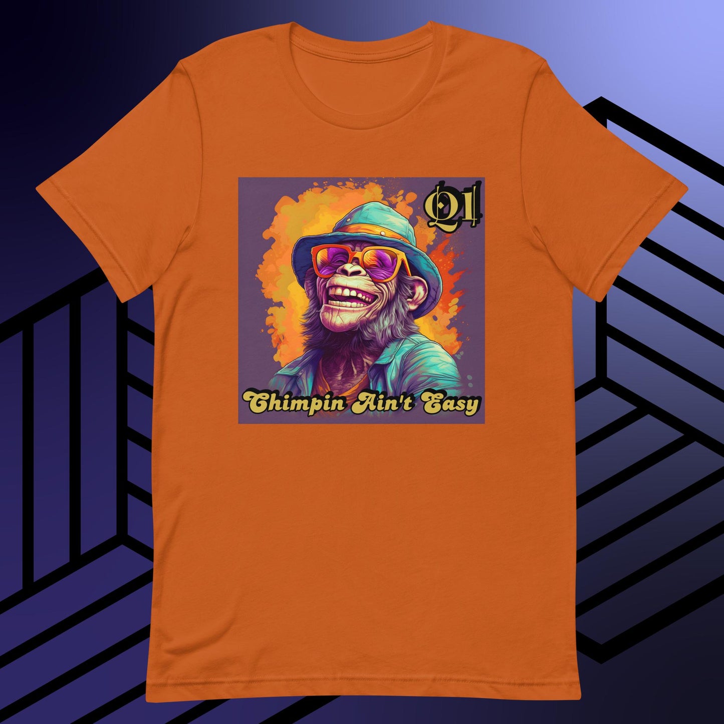 Chimpin Ain't Easy Unisex t-shirt