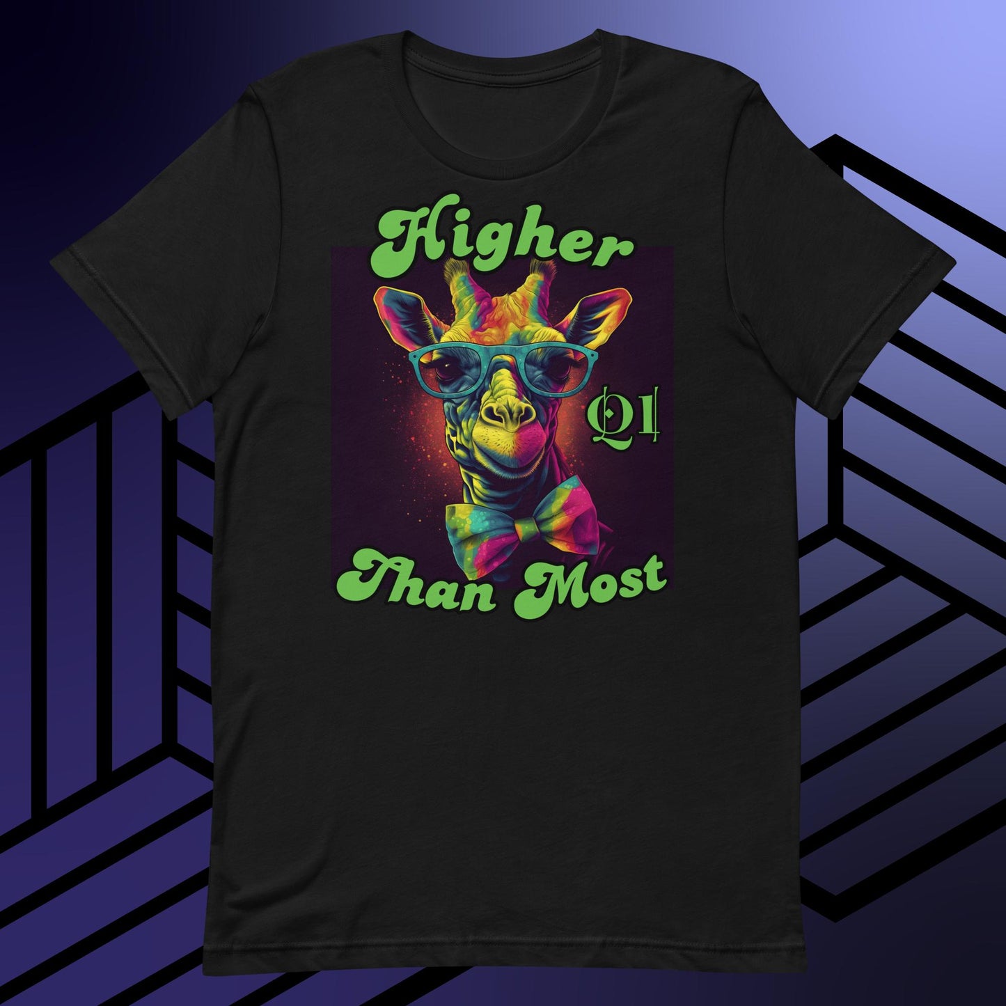 Higher Than Most Giraffe Unisex t-shirt