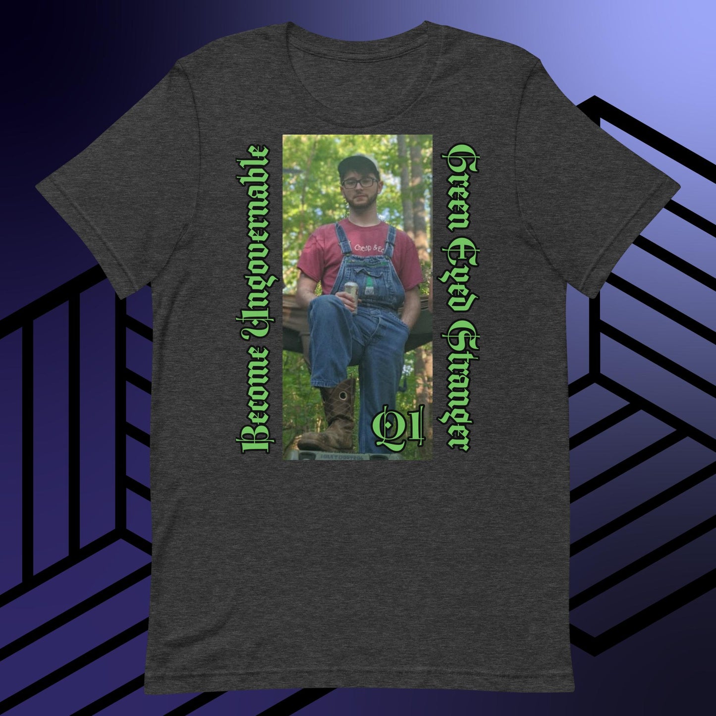 The "Green Eyed Stranger" Collection - Jesse Black Collab Unisex t-shirt