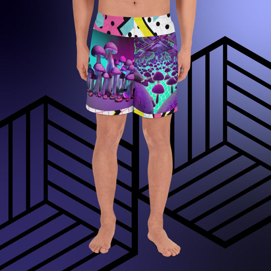 Funky Fungi Men's Athletic Shorts