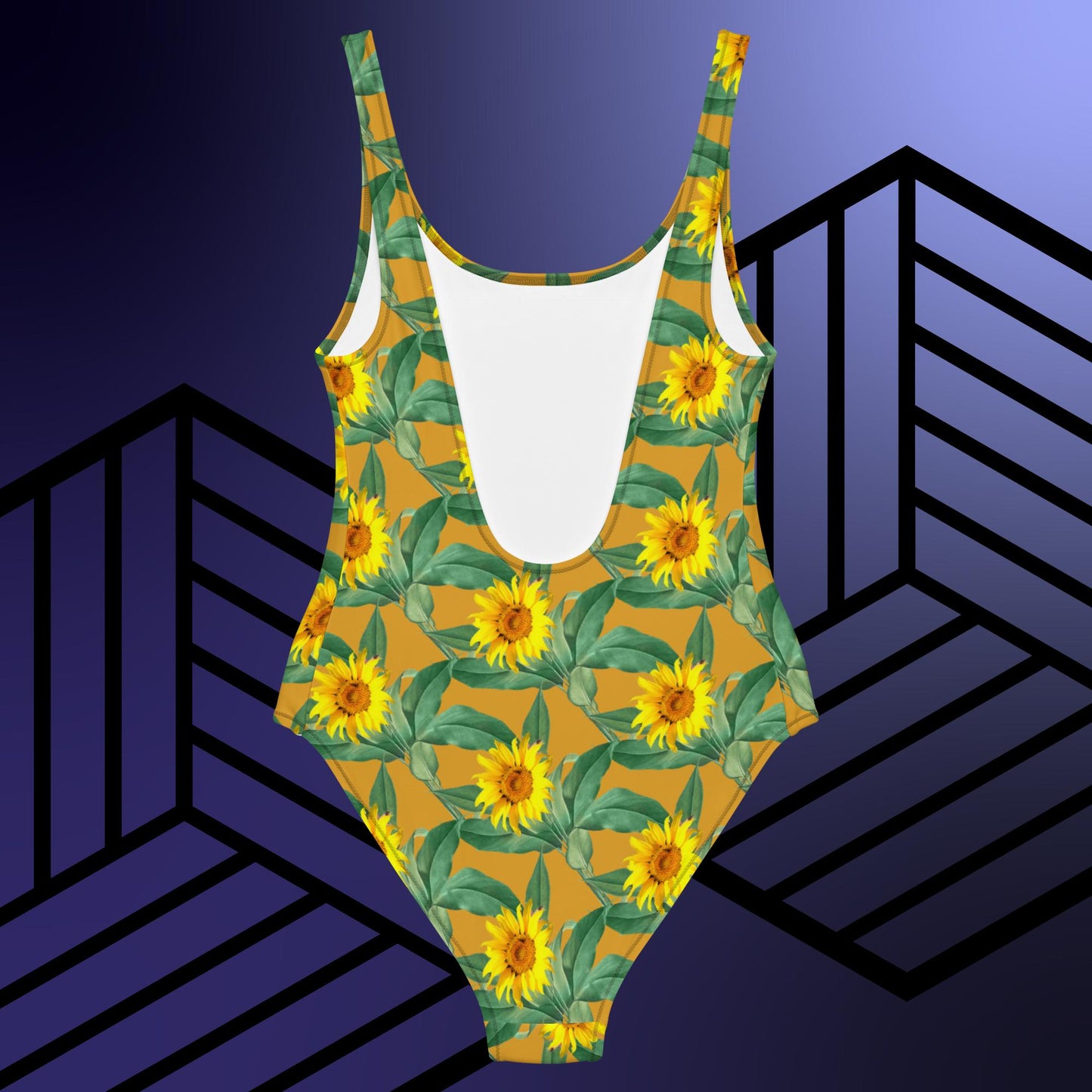 Cute Sunflower One-Piece Swimsuit