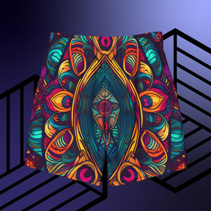 Quantum Mandala Men's swim trunks