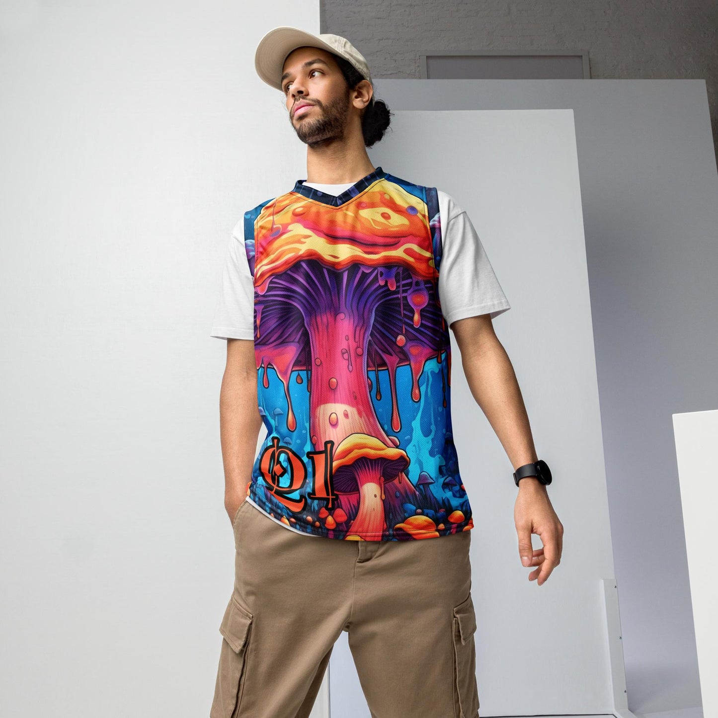 Quantum Caps basketball jersey