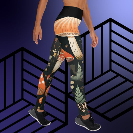 Quantum Caps Yoga Leggings With Inside Pocket