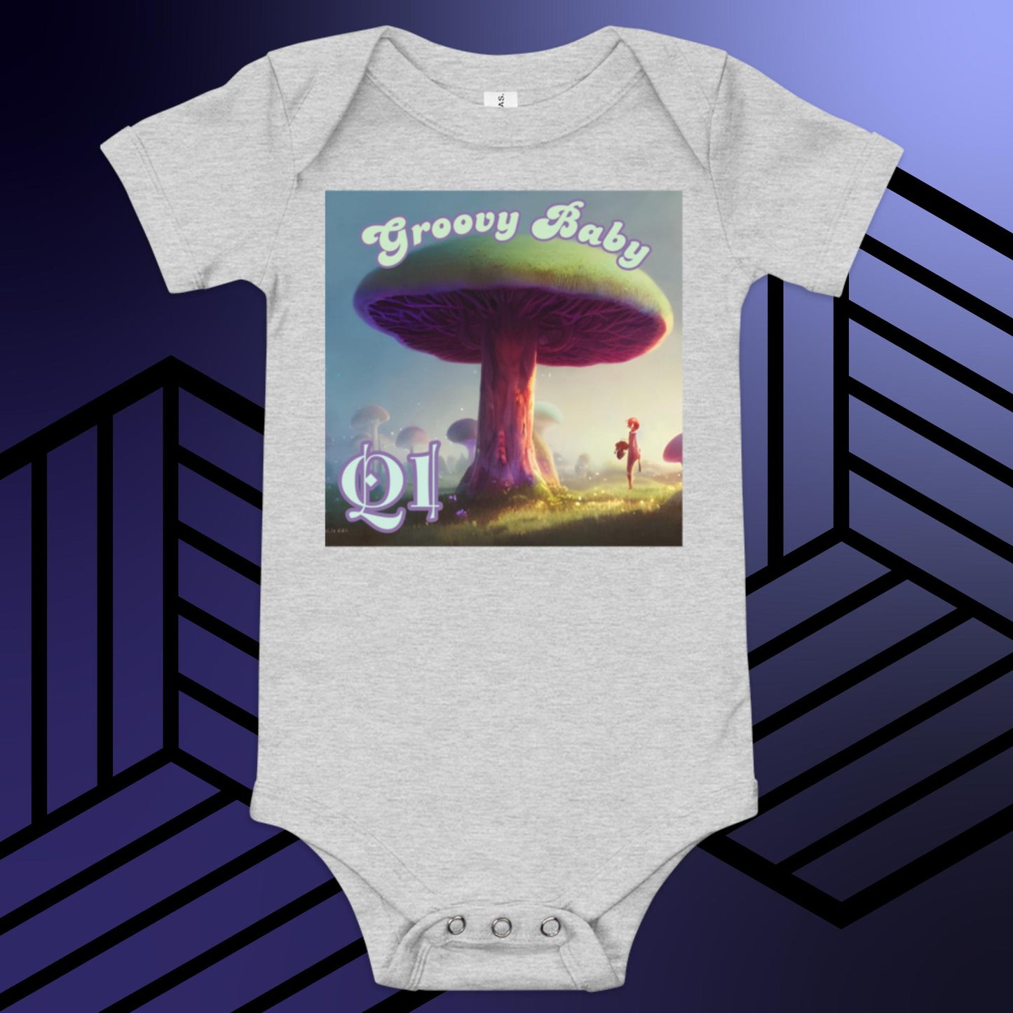 Groovy Baby Baby short sleeve one piece