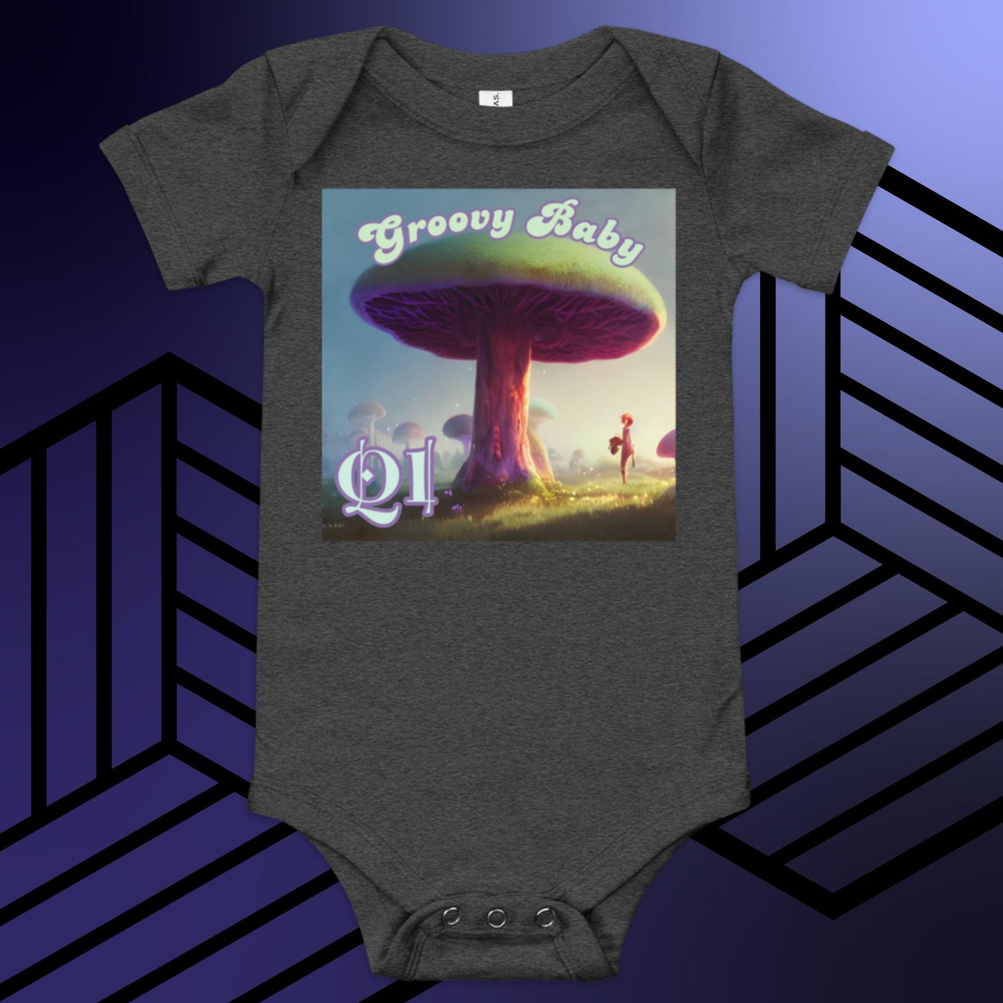 Groovy Baby Baby short sleeve one piece