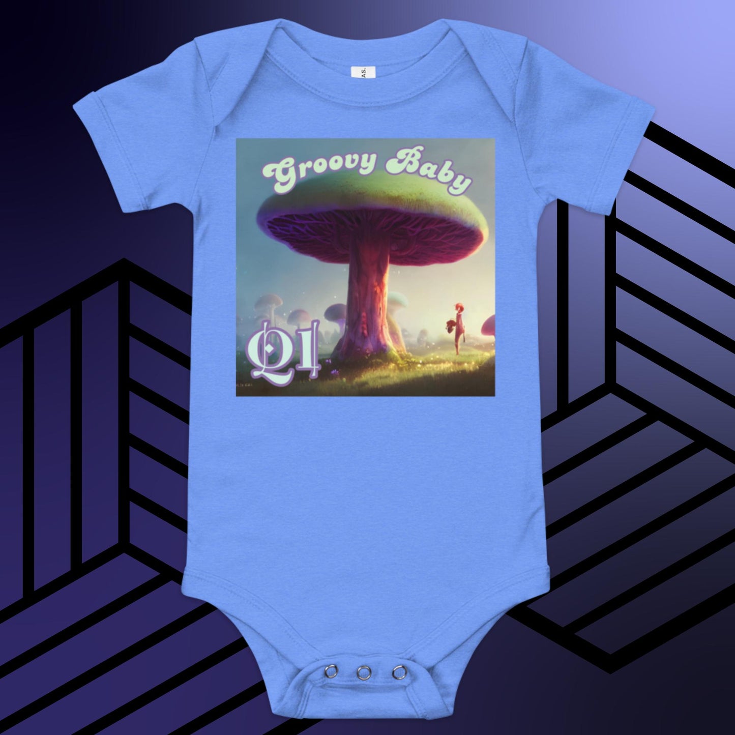 Groovy Baby Baby short sleeve one piece