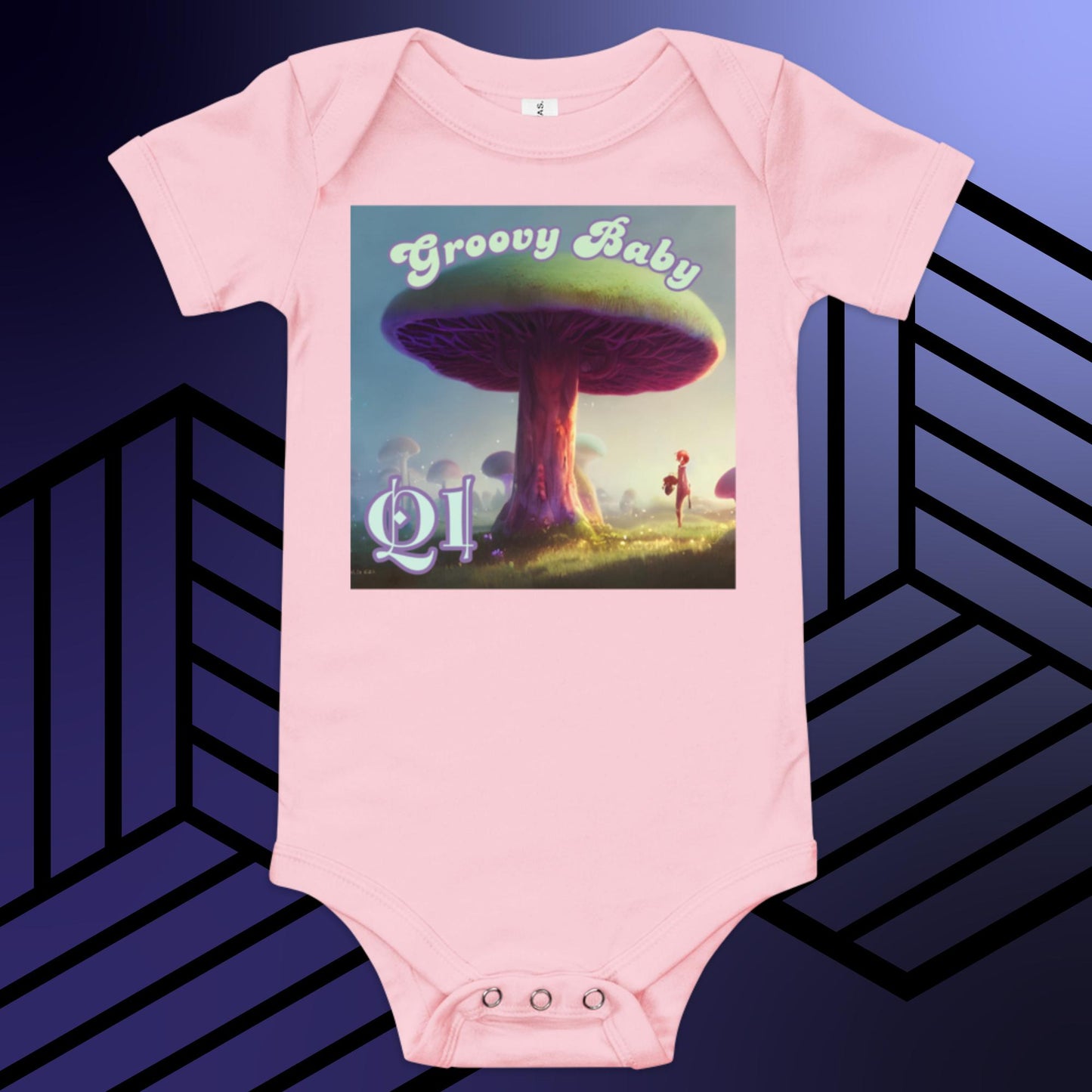 Groovy Baby Baby short sleeve one piece