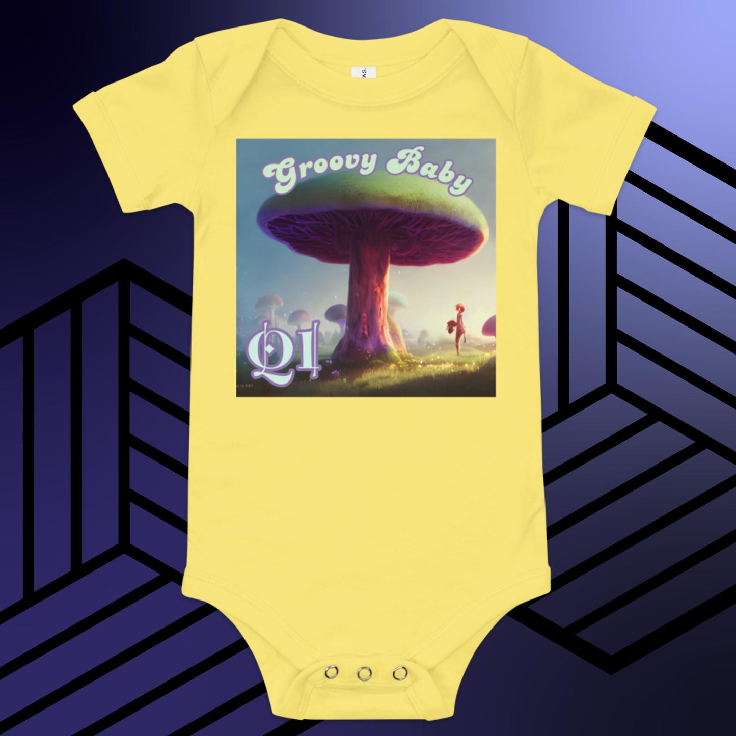 Groovy Baby Baby short sleeve one piece