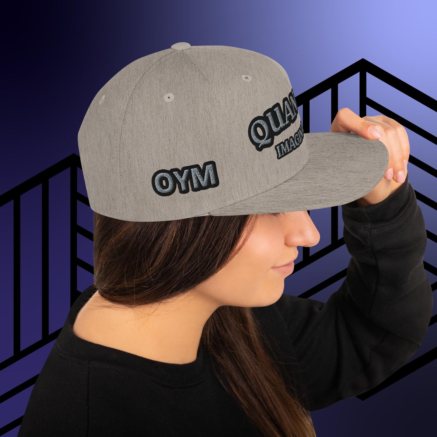 Quantum Imagination Snapback Hat