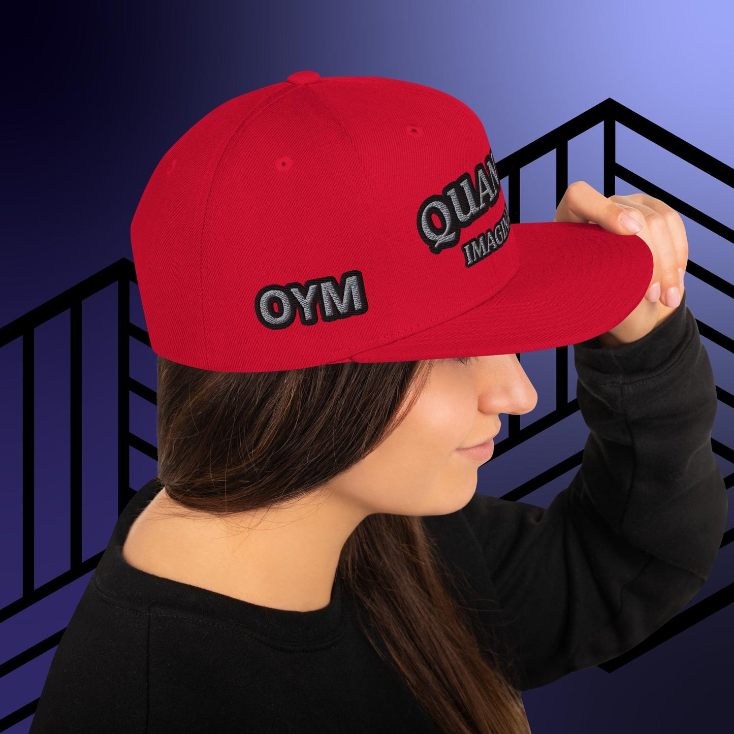 Quantum Imagination Snapback Hat