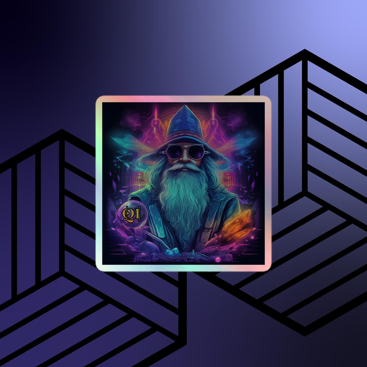 Synth-Wiz Holographic stickers