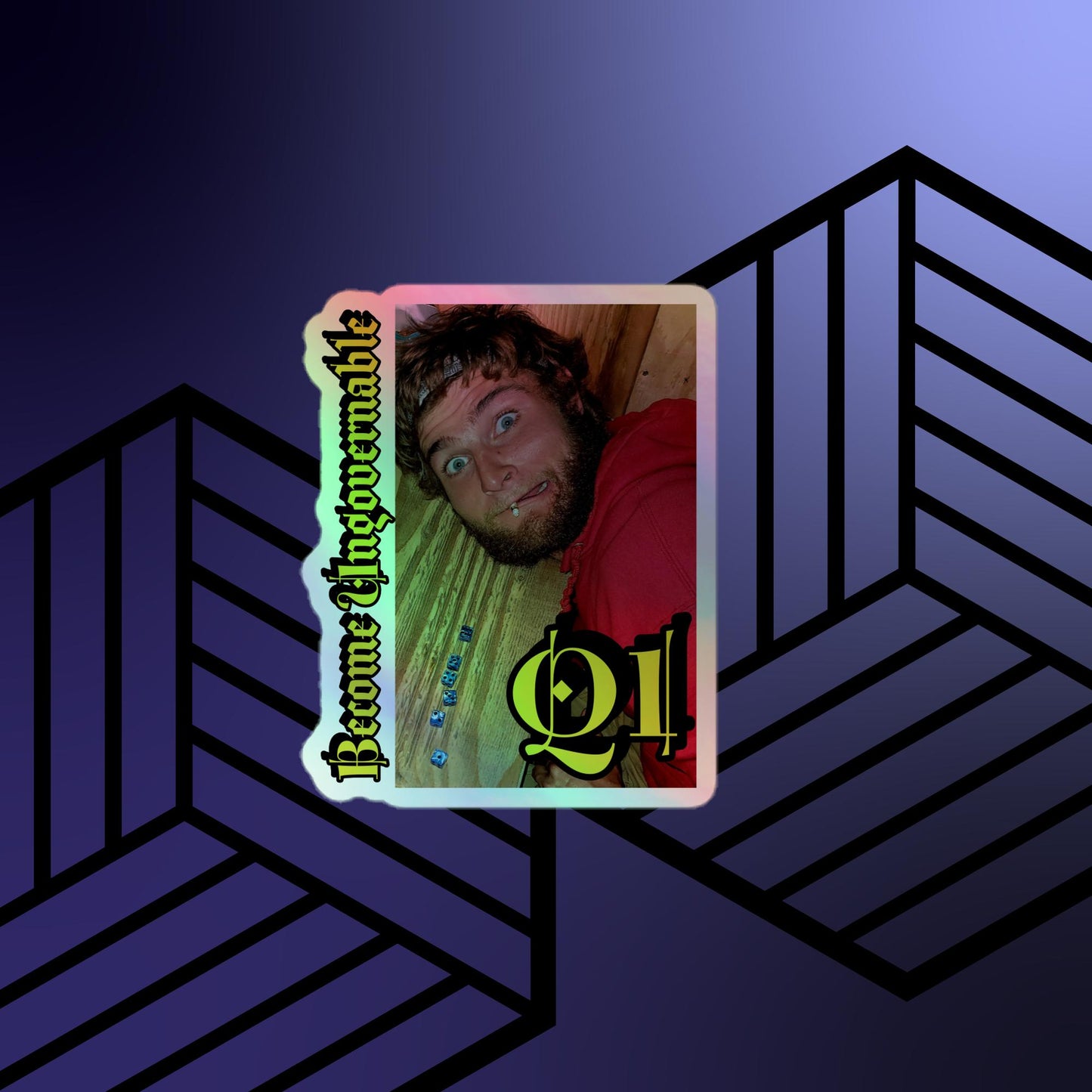 Become Ungovernable Holographic stickers