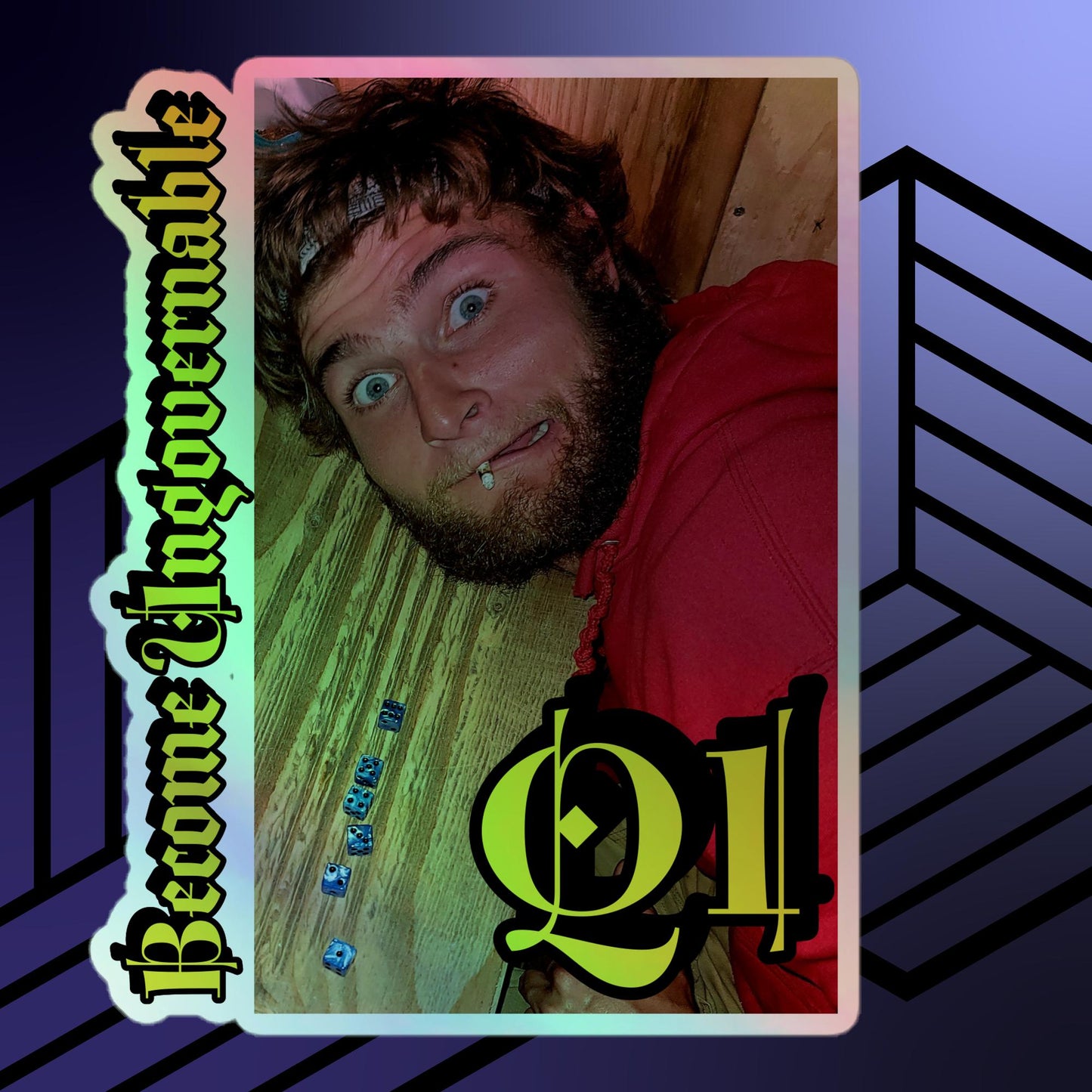Become Ungovernable Holographic stickers