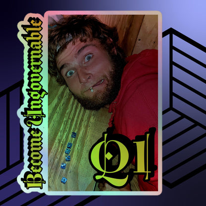 Become Ungovernable Holographic stickers