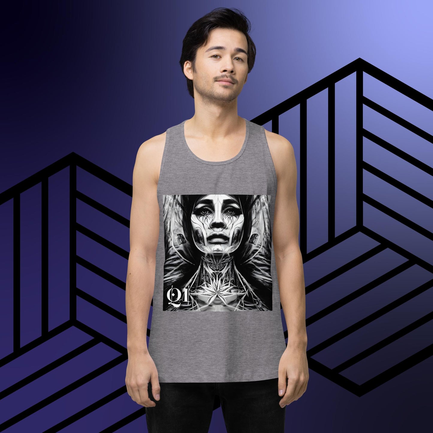 Queens Of Quantum Men’s premium tank top
