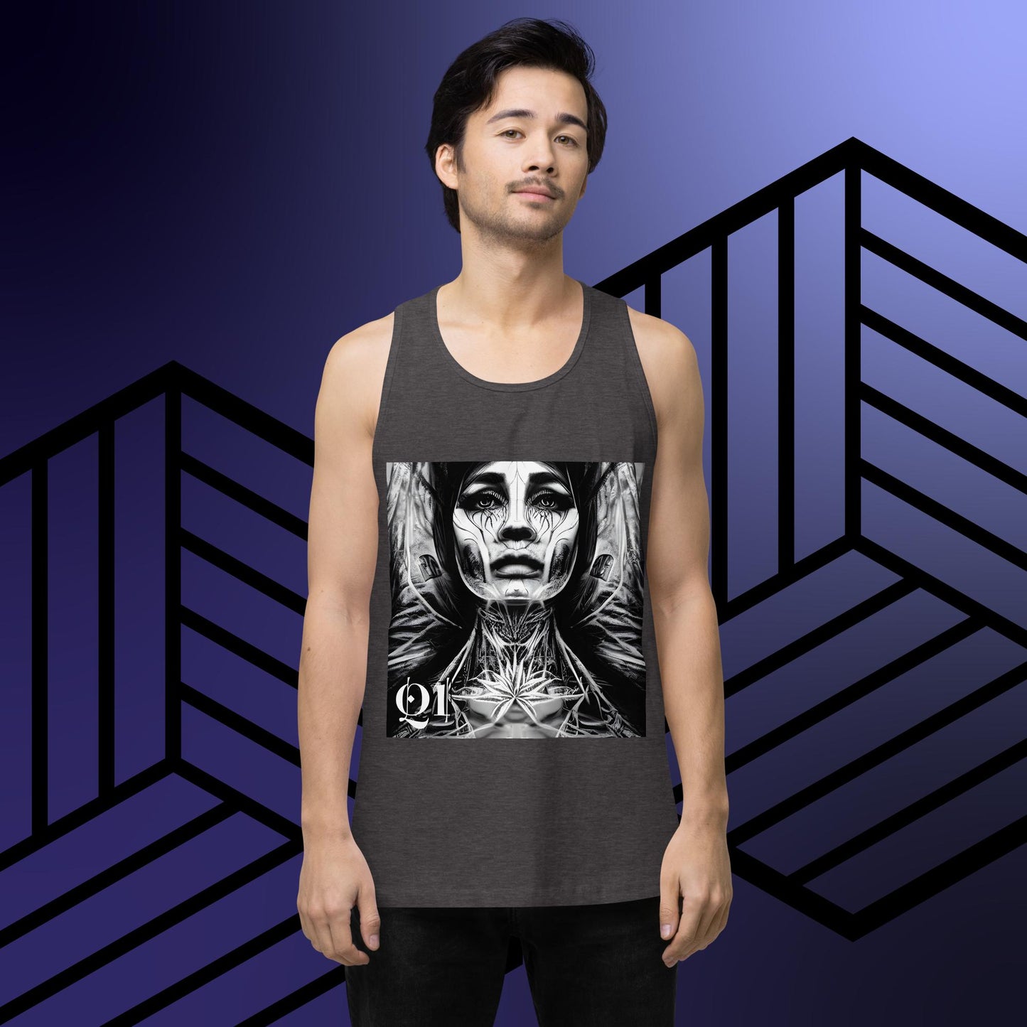 Queens Of Quantum Men’s premium tank top