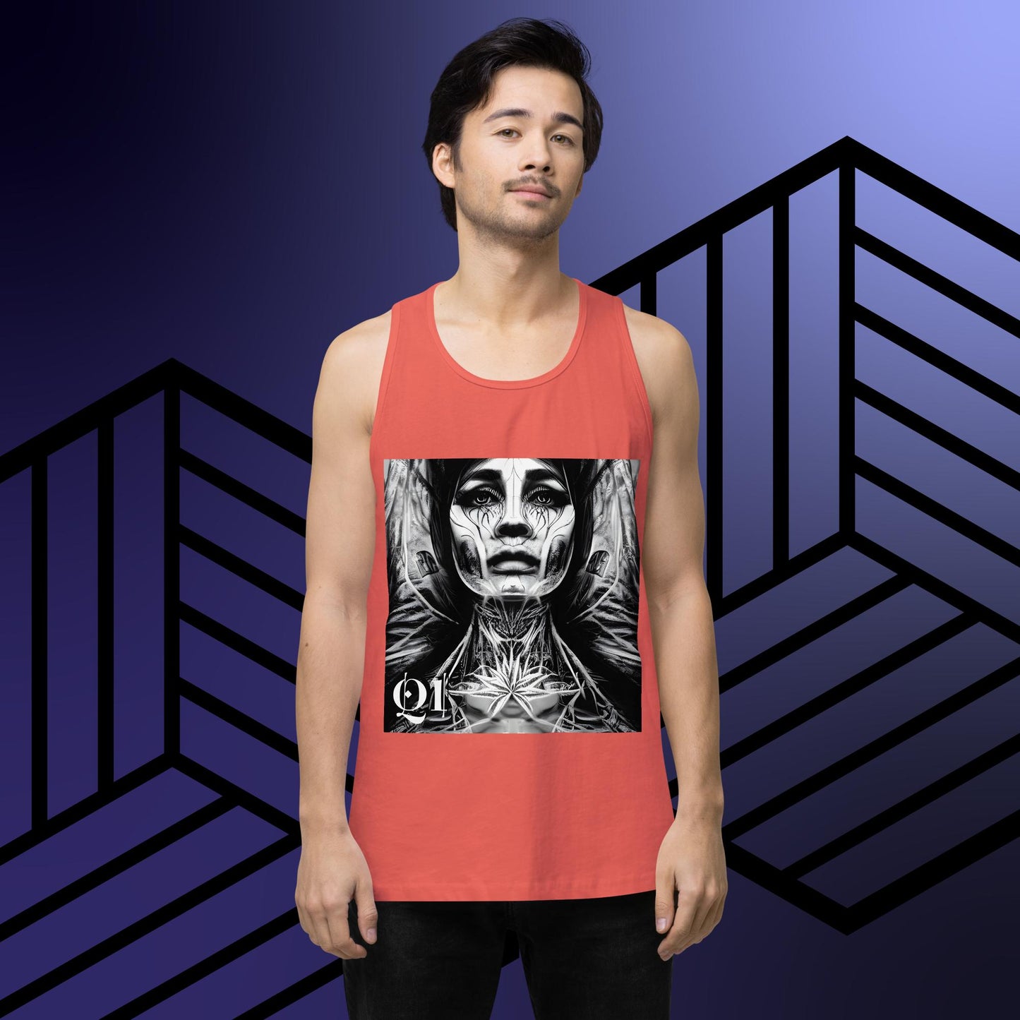 Queens Of Quantum Men’s premium tank top
