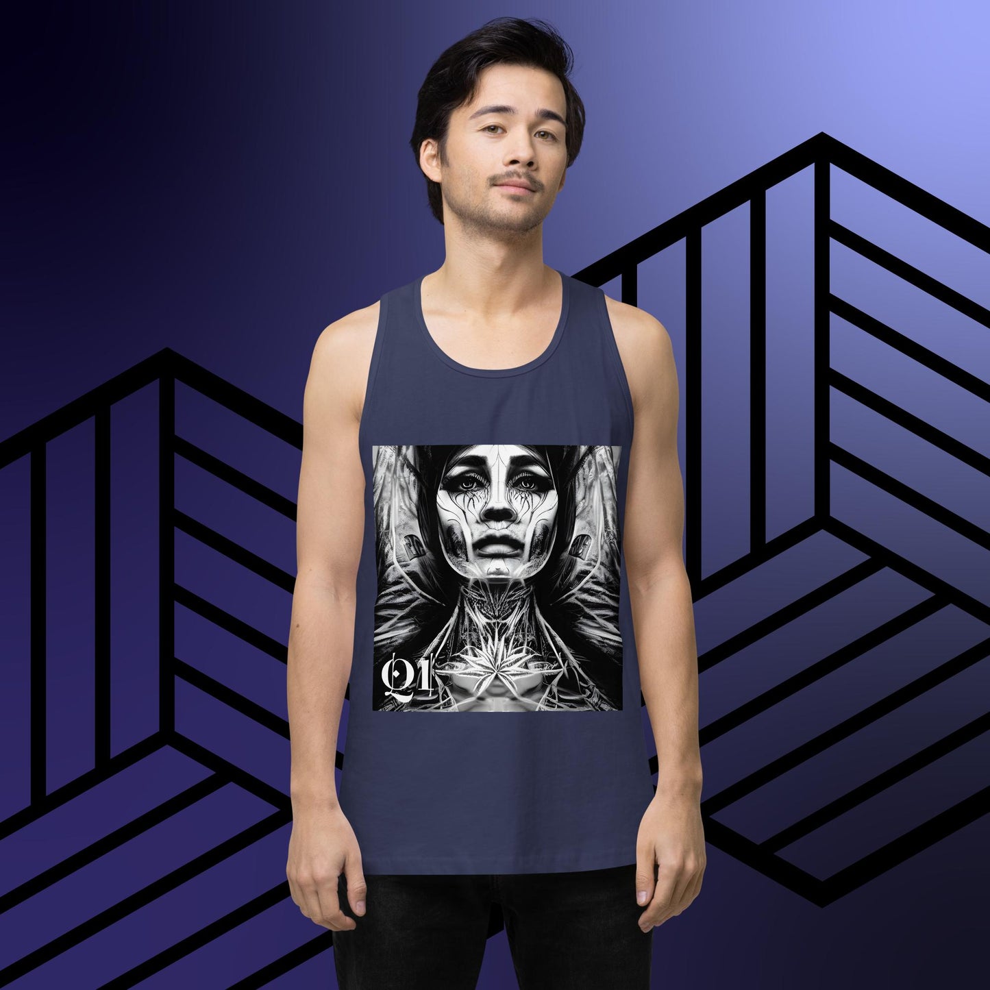 Queens Of Quantum Men’s premium tank top
