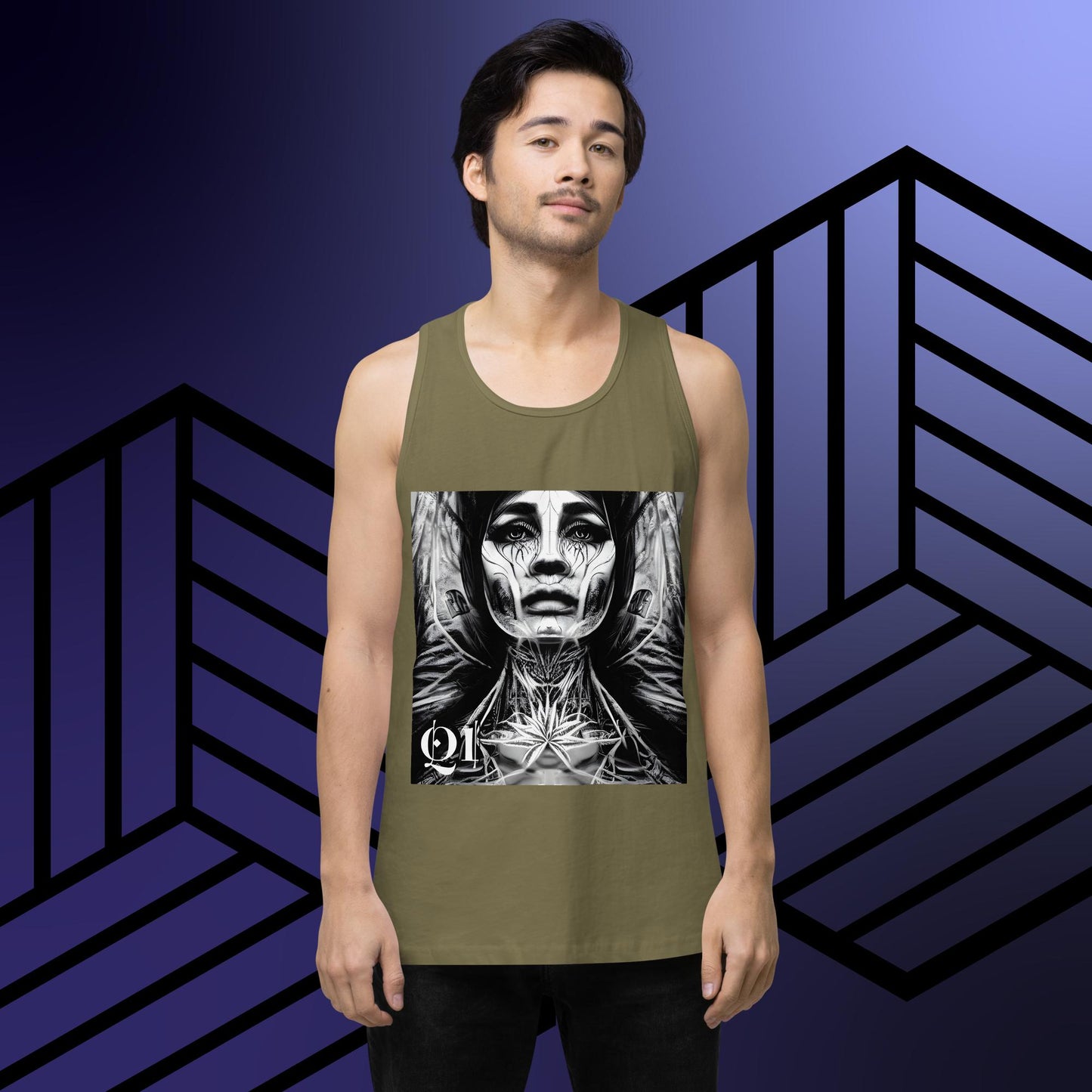 Queens Of Quantum Men’s premium tank top