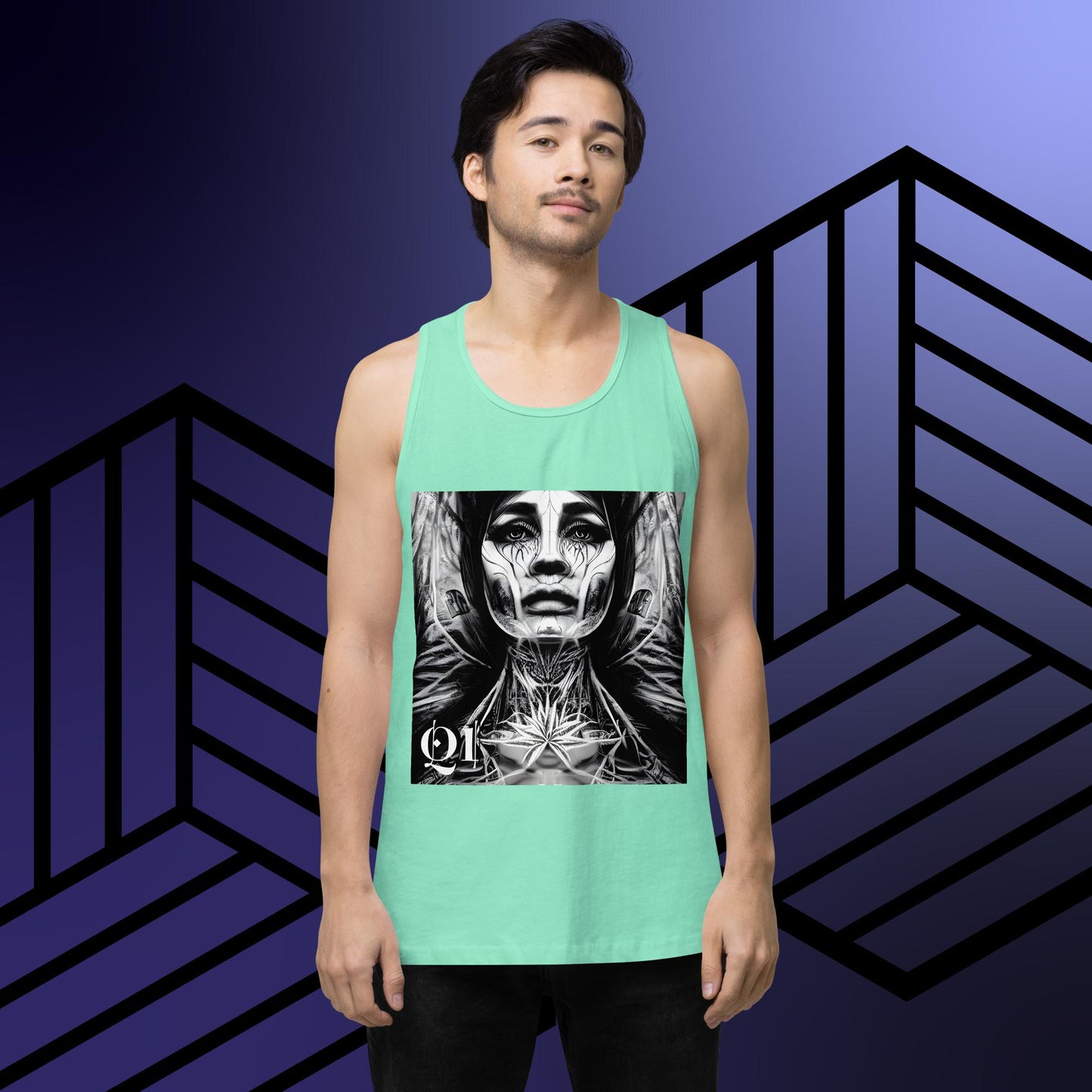 Queens Of Quantum Men’s premium tank top