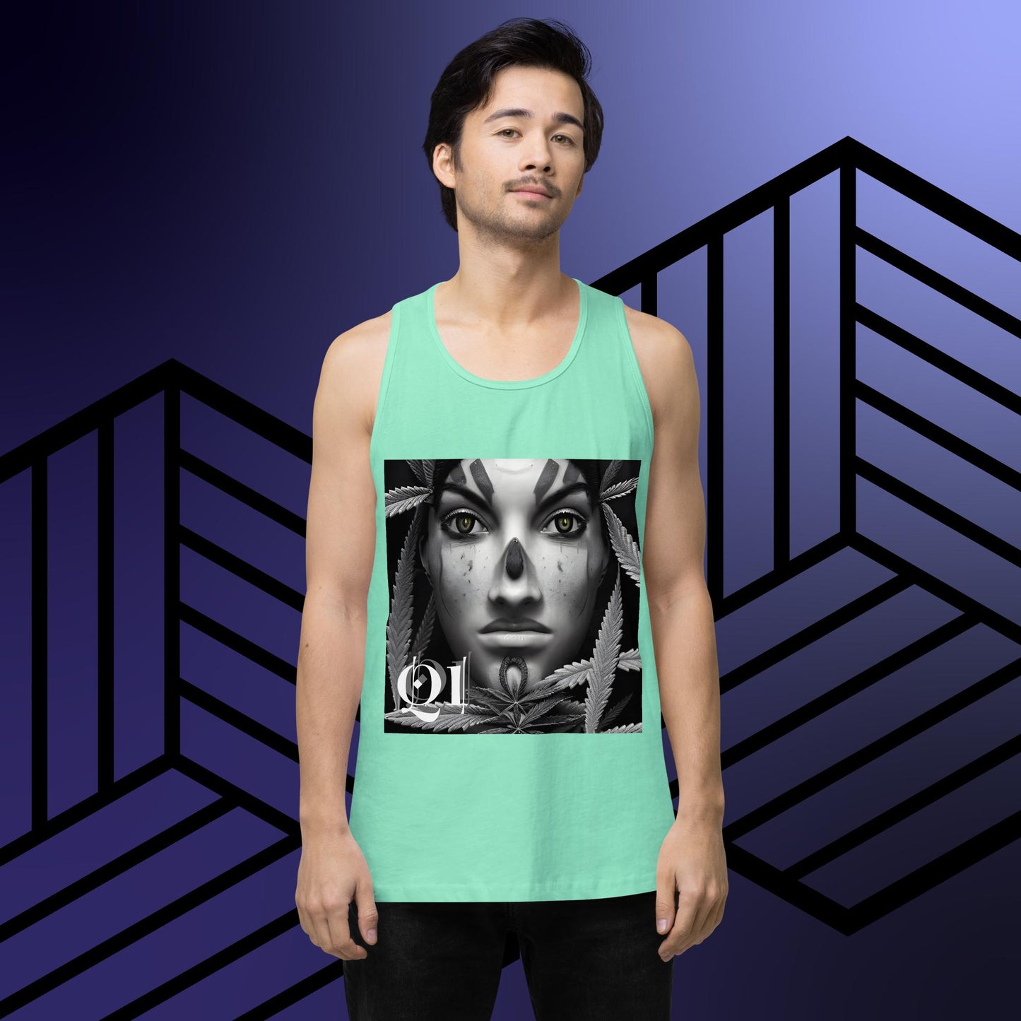 Canna Queen Men’s premium tank top