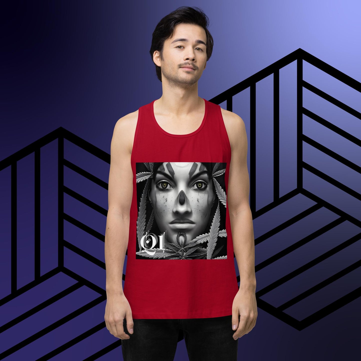 Canna Queen Men’s premium tank top