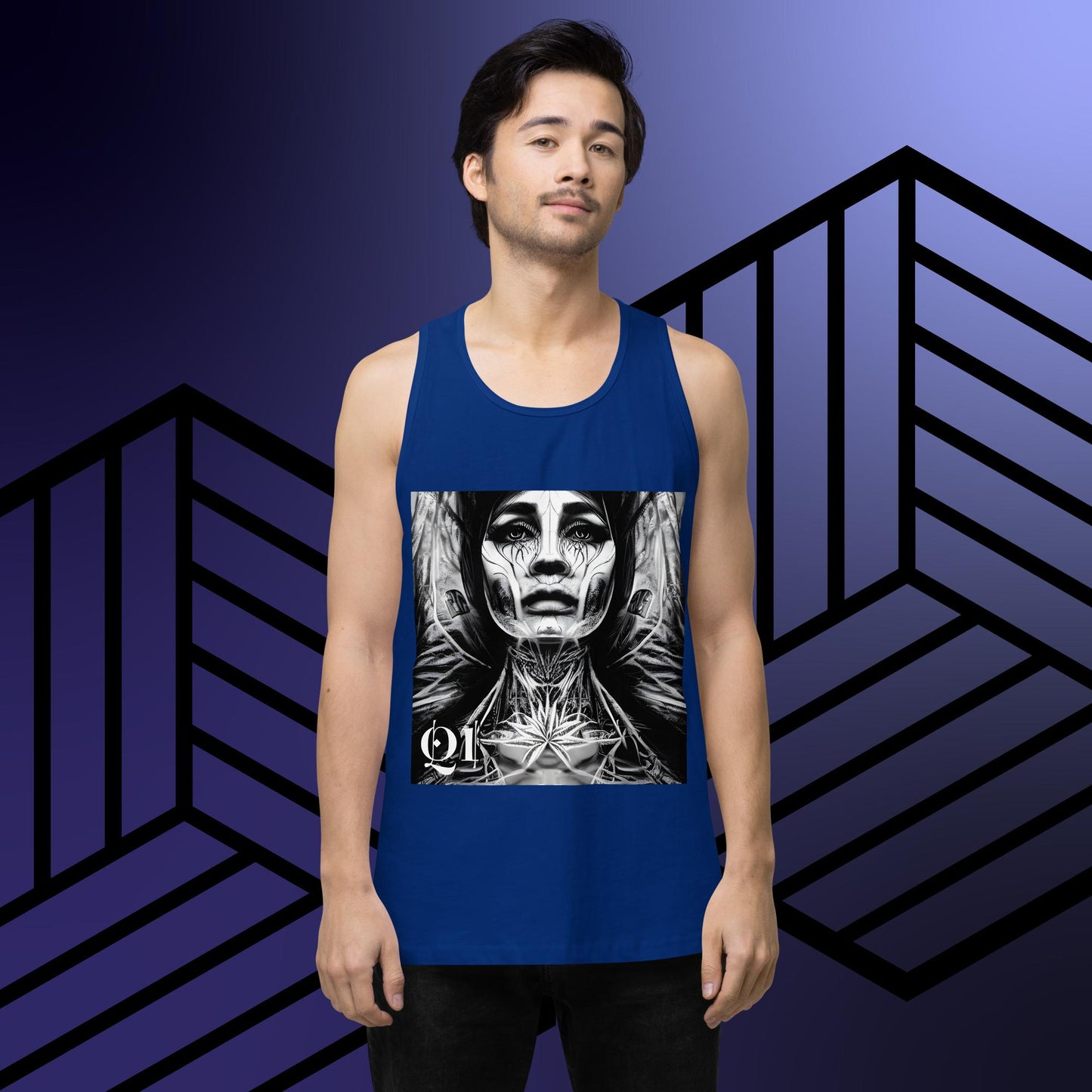 Queens Of Quantum Men’s premium tank top